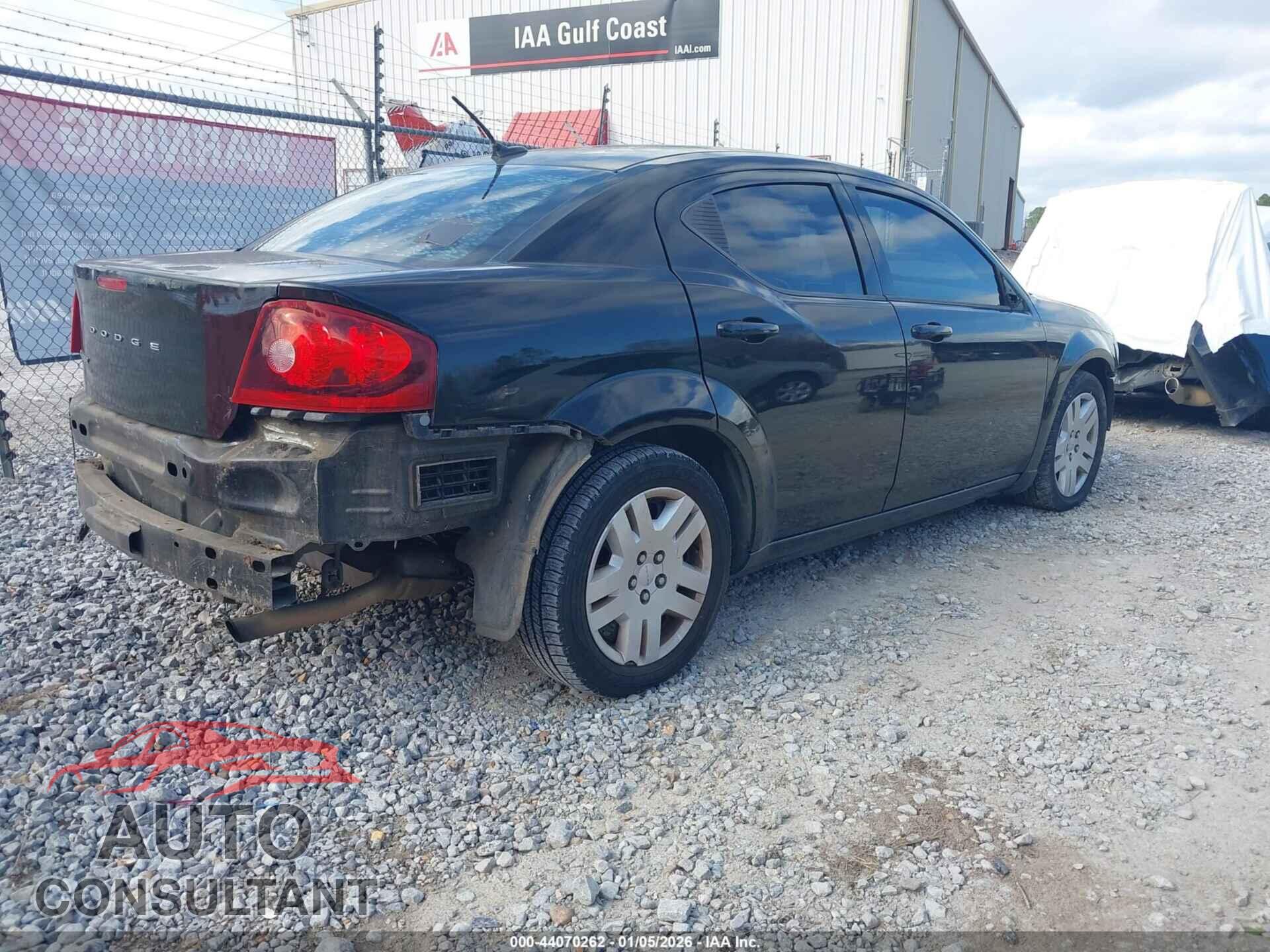 DODGE AVENGER 2012 - 1C3CDZAB1CN211614