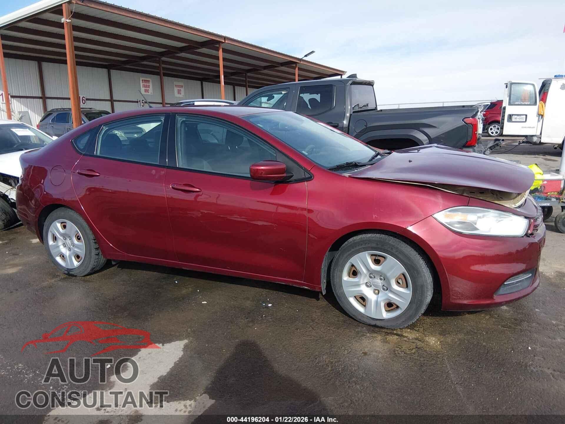 DODGE DART 2015 - 1C3CDFAA7FD242320