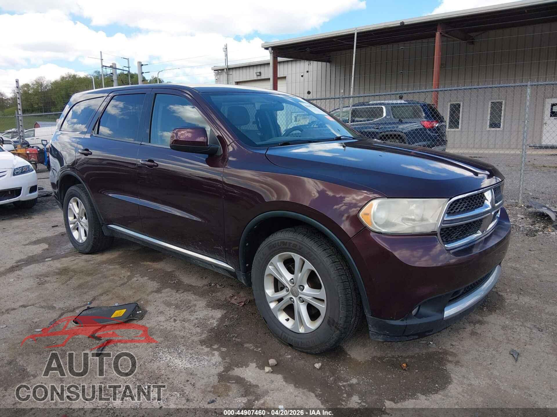 DODGE DURANGO 2012 - 1C4RDJAG2CC271495