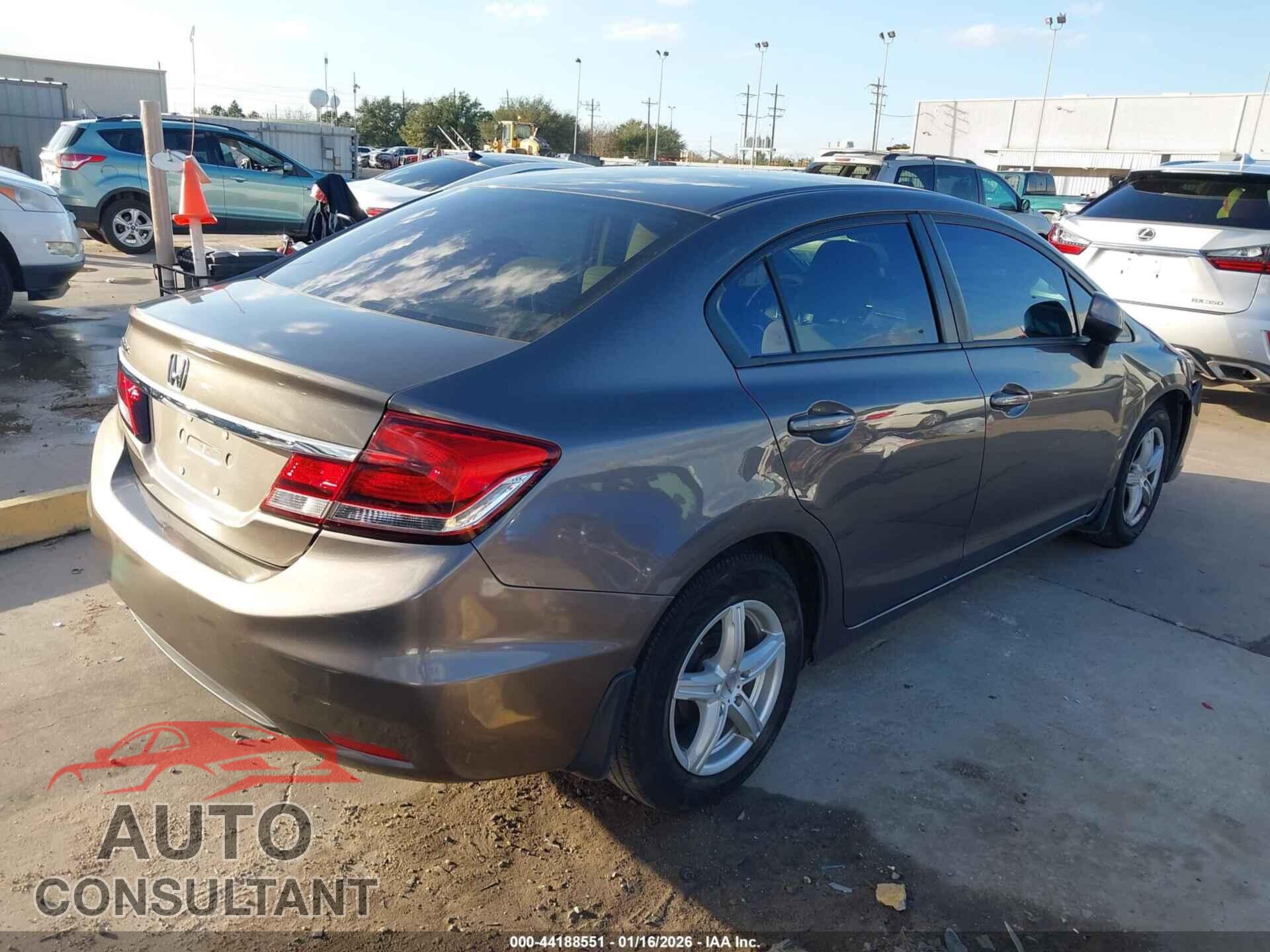 HONDA CIVIC 2013 - 19XFB2F56DE209226