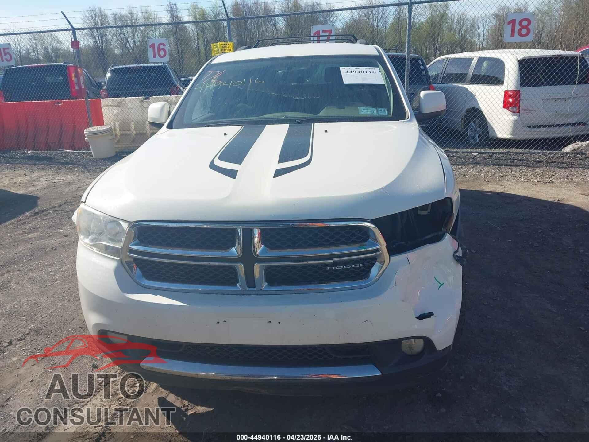 DODGE DURANGO 2012 - 1C4RDJAG5CC122269