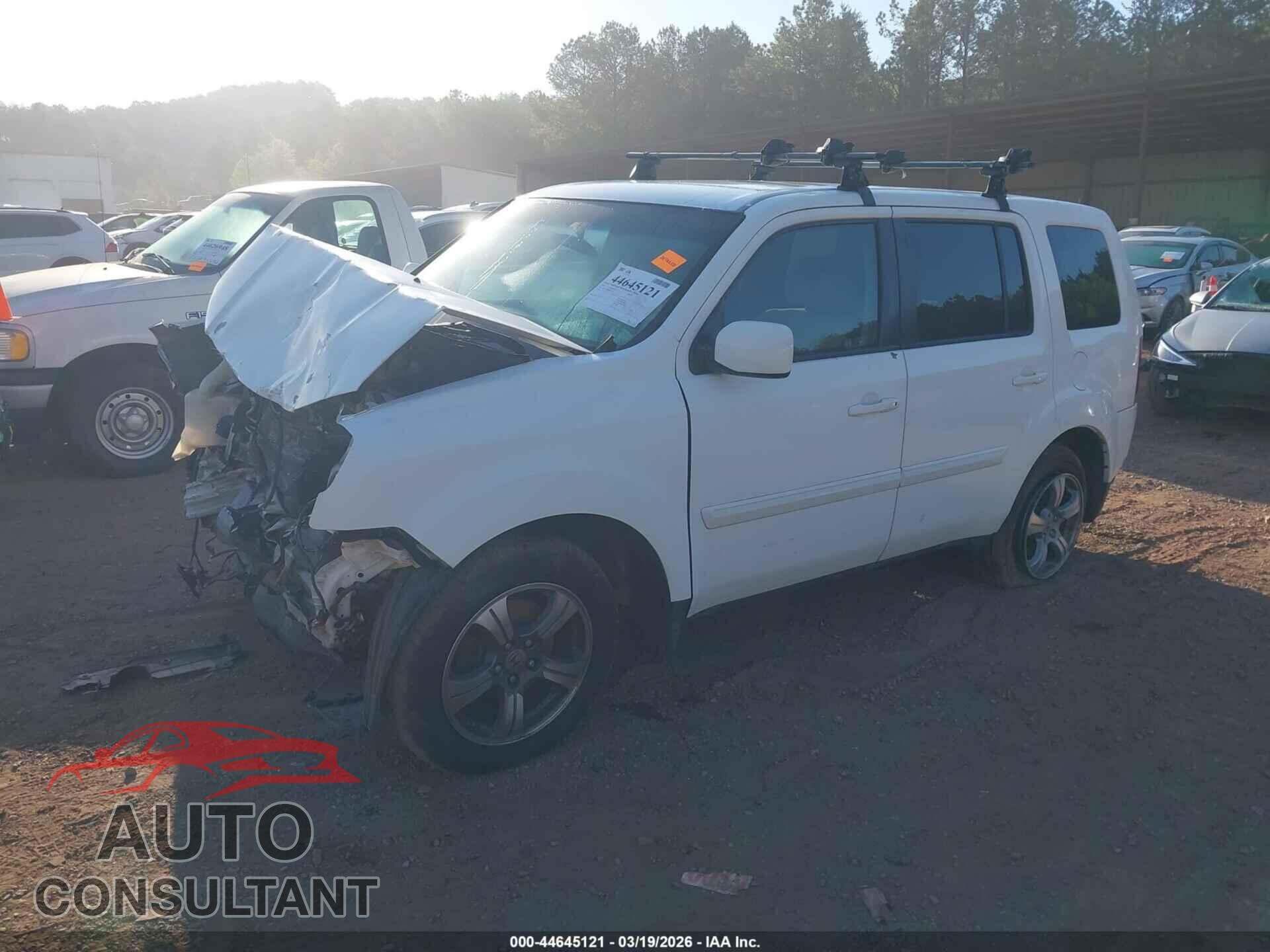 HONDA PILOT 2012 - 5FNYF4H40CB038219