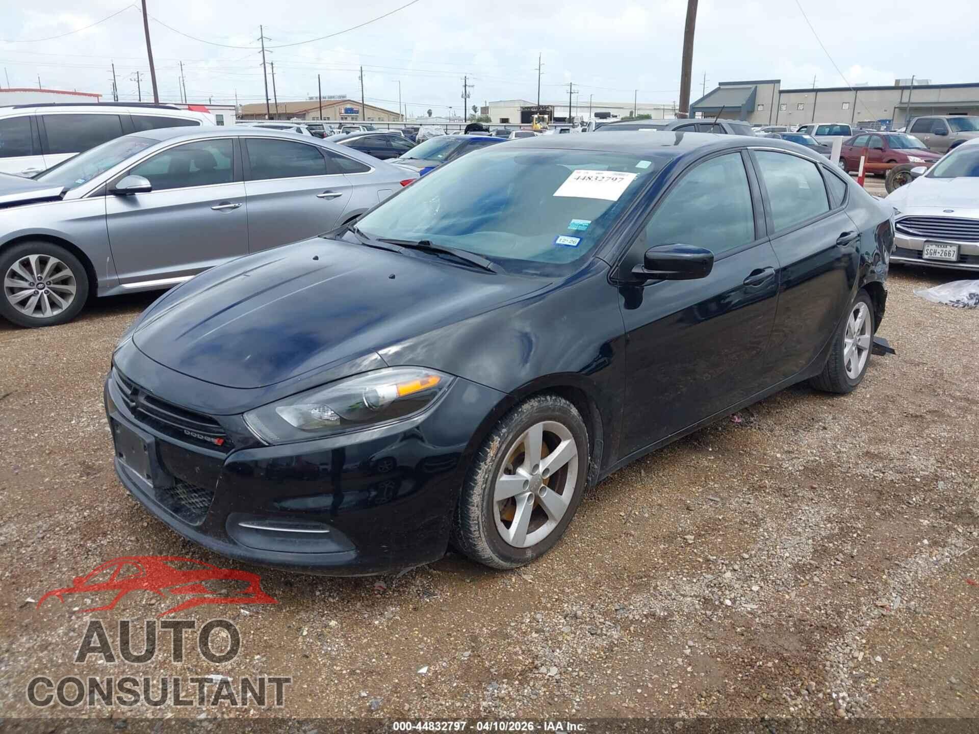 DODGE DART 2015 - 1C3CDFBB5FD122443