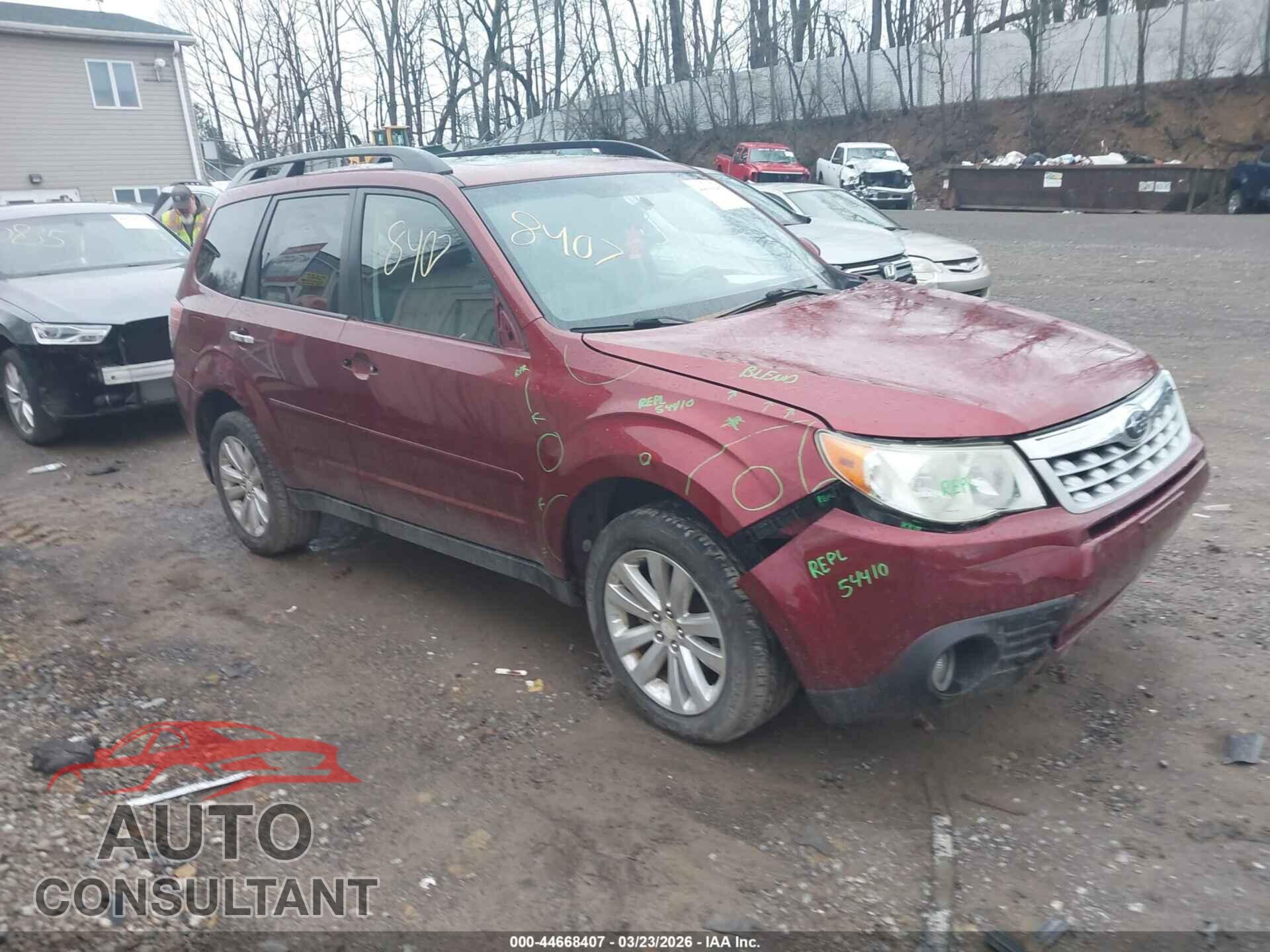SUBARU FORESTER 2012 - JF2SHAEC4CH412973