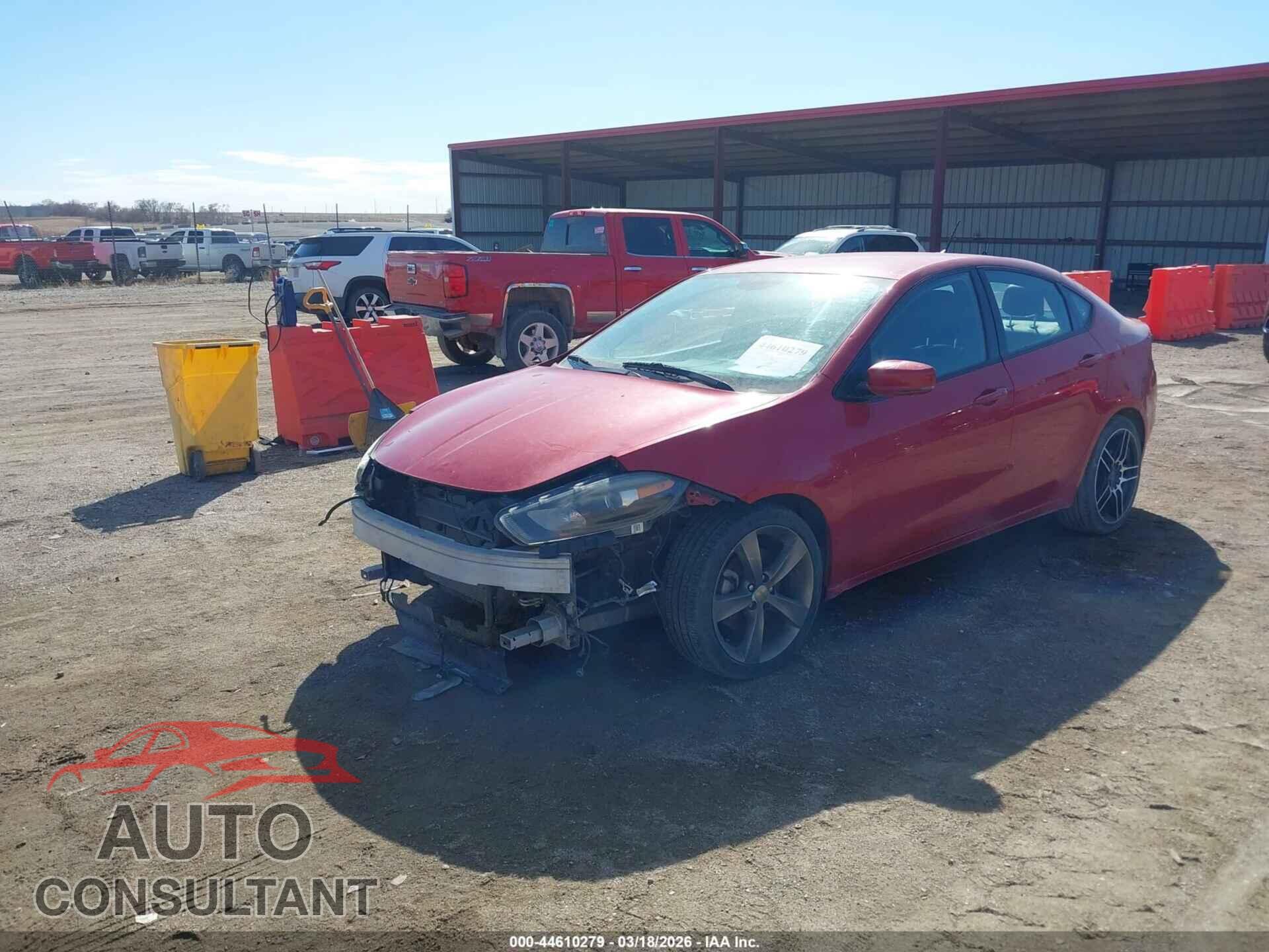 DODGE DART 2015 - 1C3CDFEB7FD128143