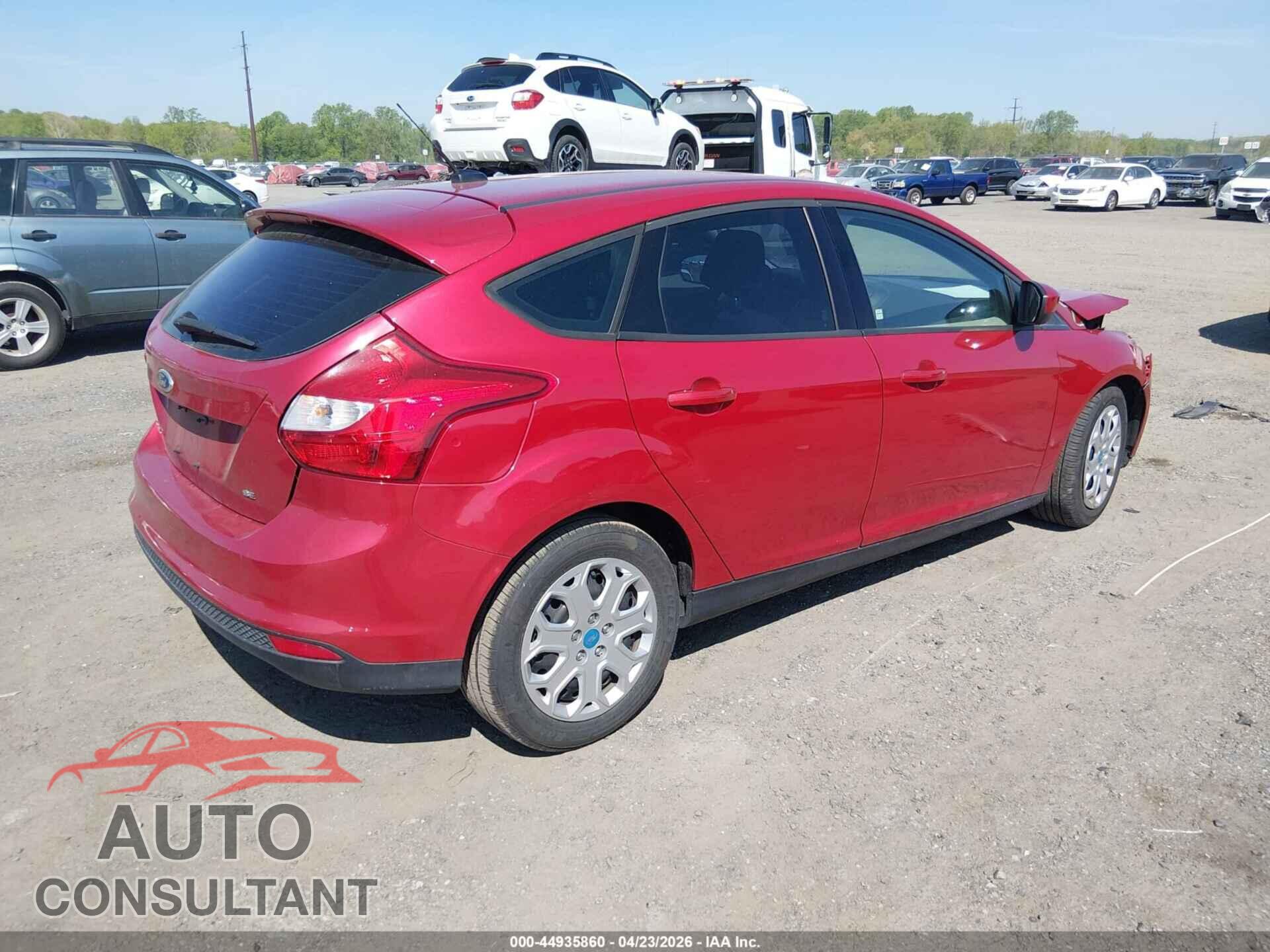 FORD FOCUS 2012 - 1FAHP3K26CL343693