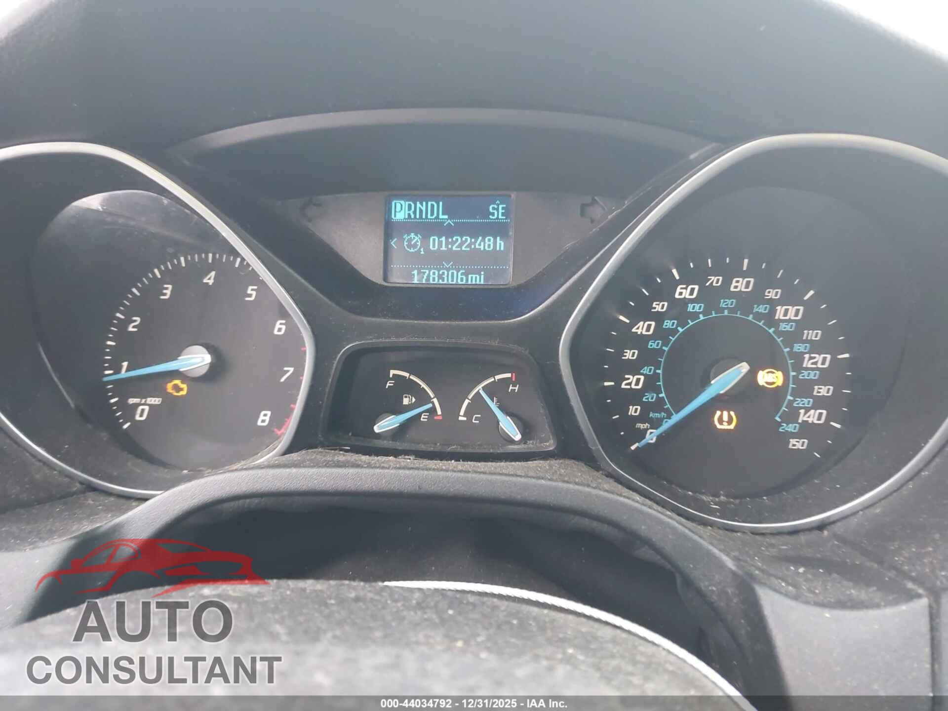 FORD FOCUS 2012 - 1FAHP3F2XCL233515