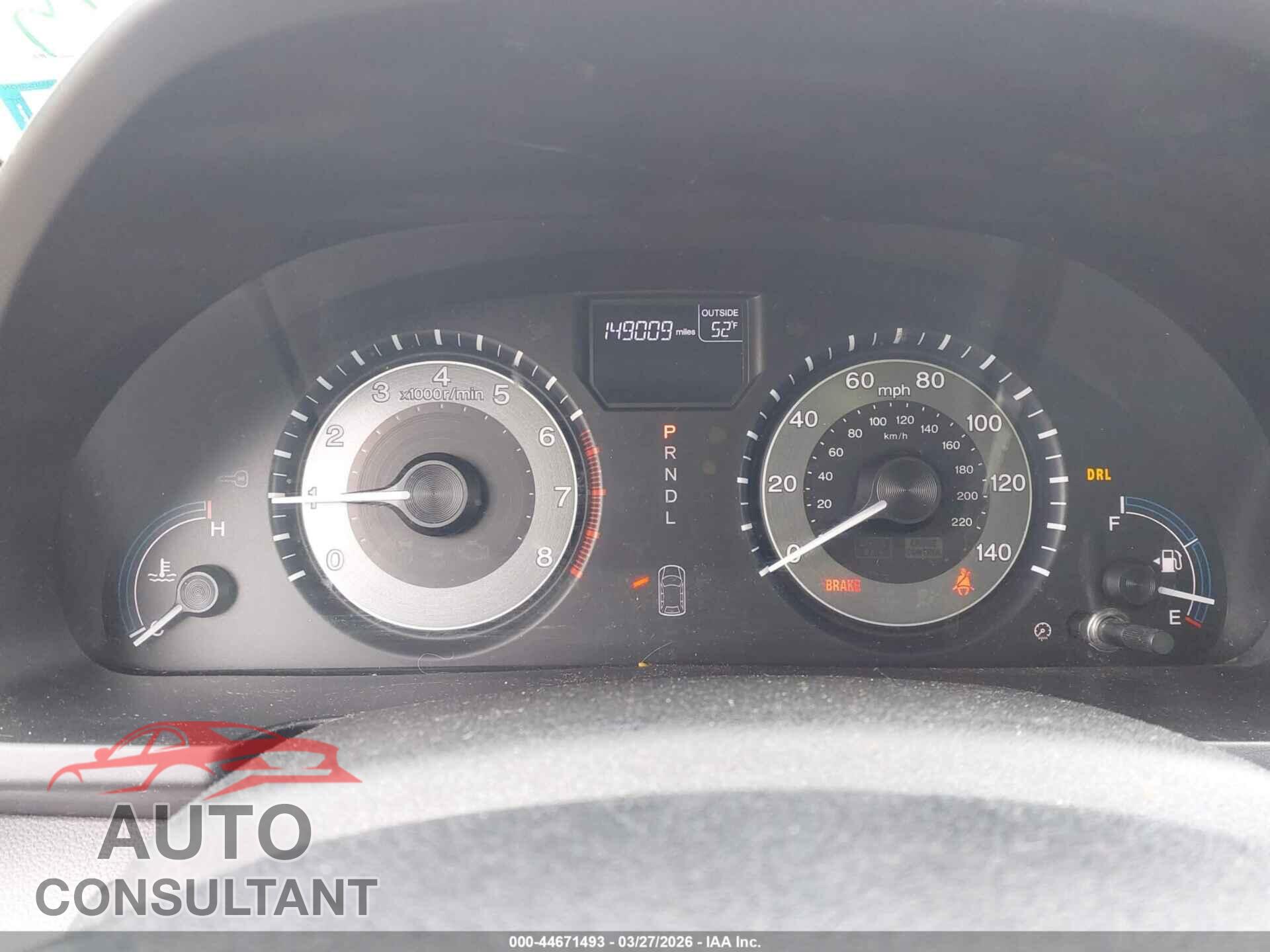 HONDA ODYSSEY 2013 - 5FNRL5H60DB026285