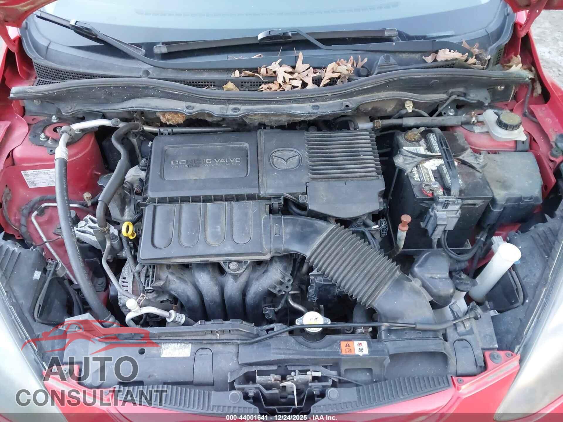 MAZDA MAZDA2 2012 - JM1DE1LY2C0137794