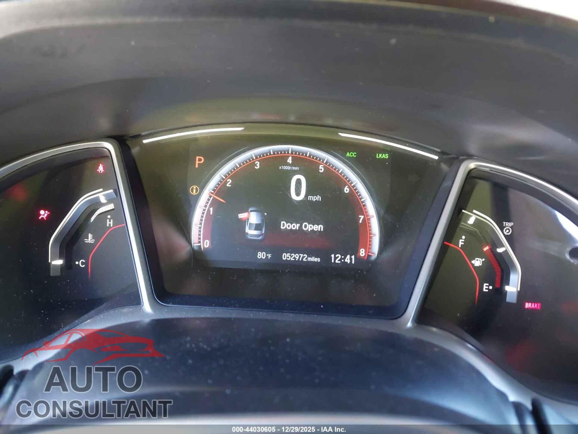 HONDA CIVIC 2020 - 2HGFC2F88LH585194