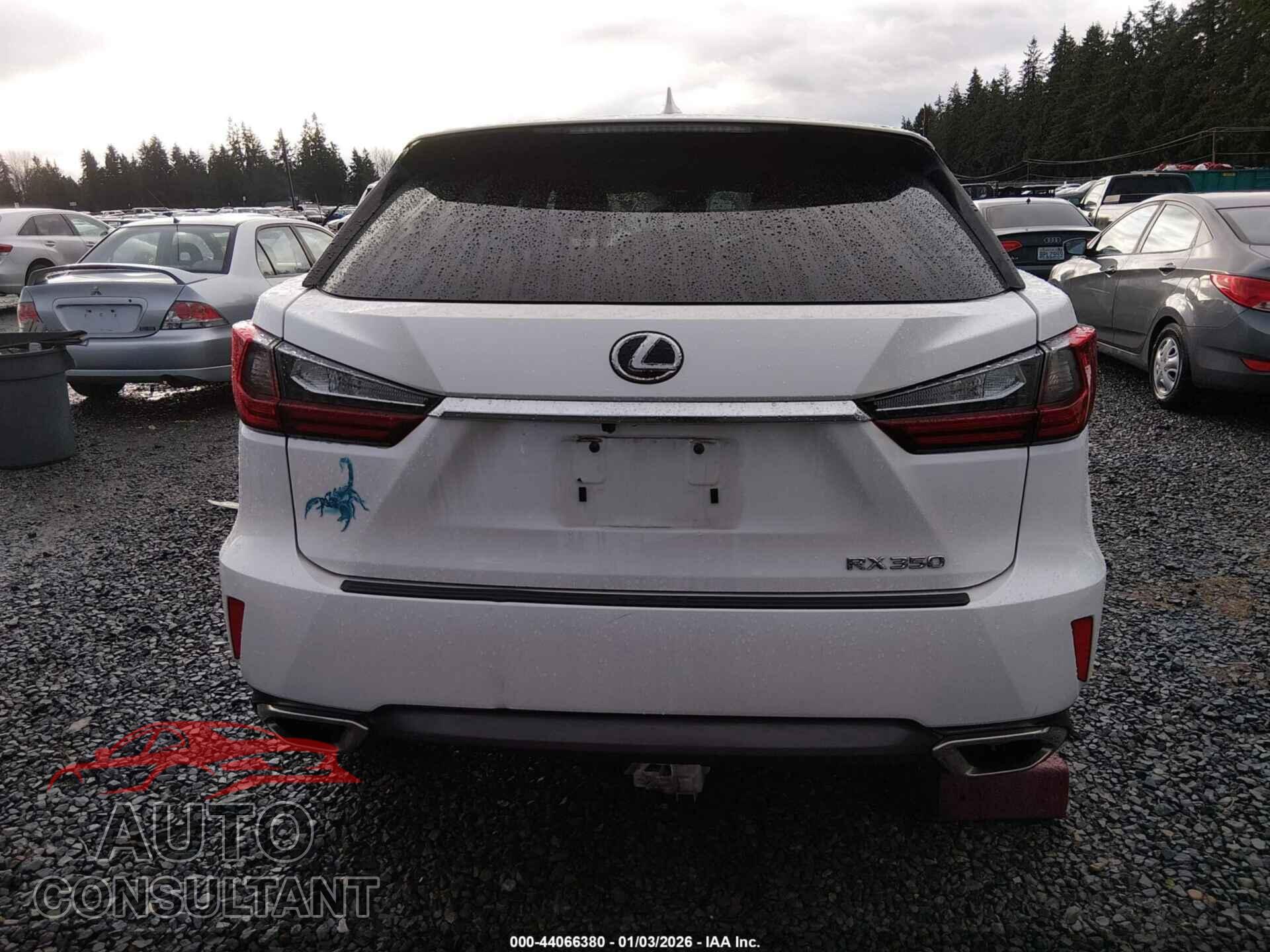 LEXUS RX 350 2017 - 2T2BZMCA1HC110983