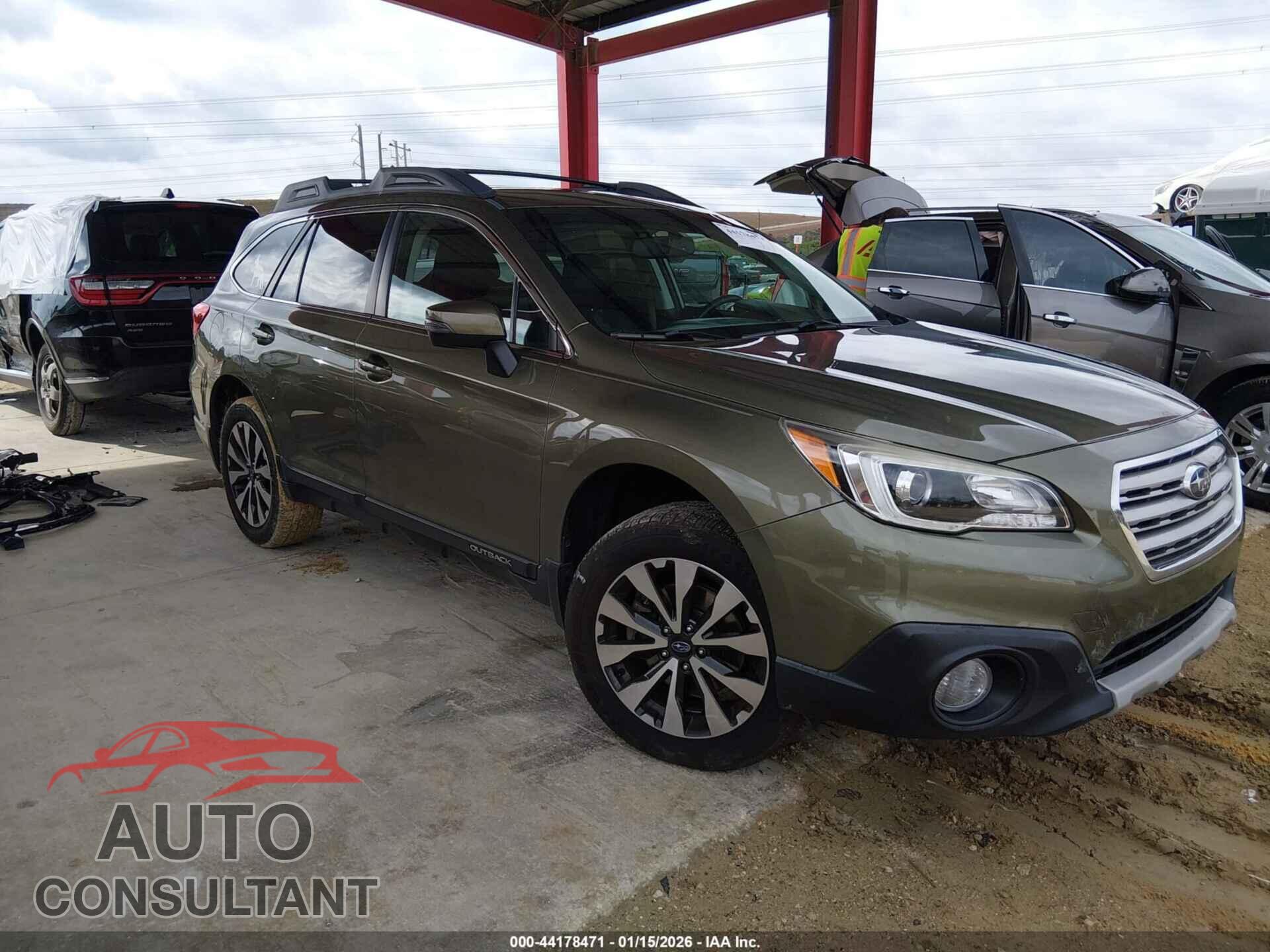 SUBARU OUTBACK 2016 - 4S4BSBLC2G3219745