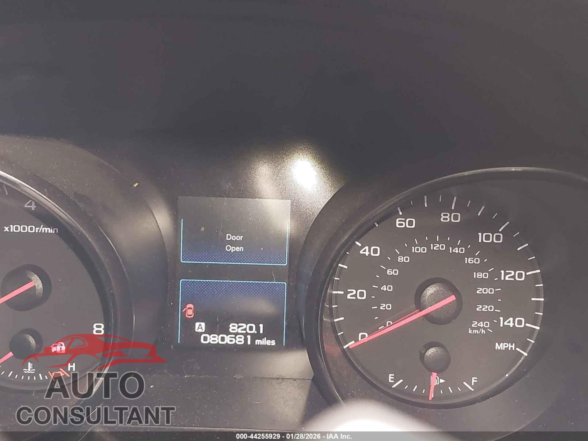 SUBARU OUTBACK 2017 - 4S4BSAAC6H3216331