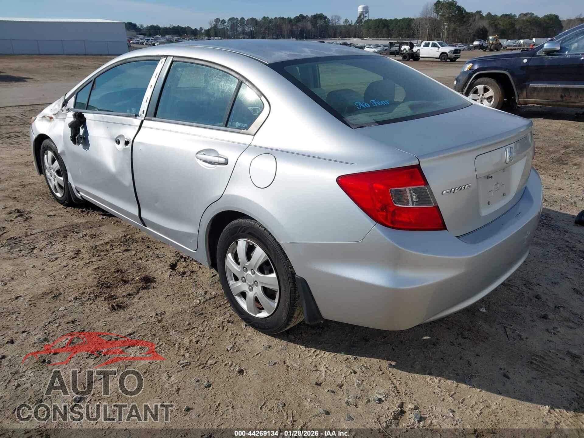 HONDA CIVIC 2012 - 2HGFB2F53CH566531