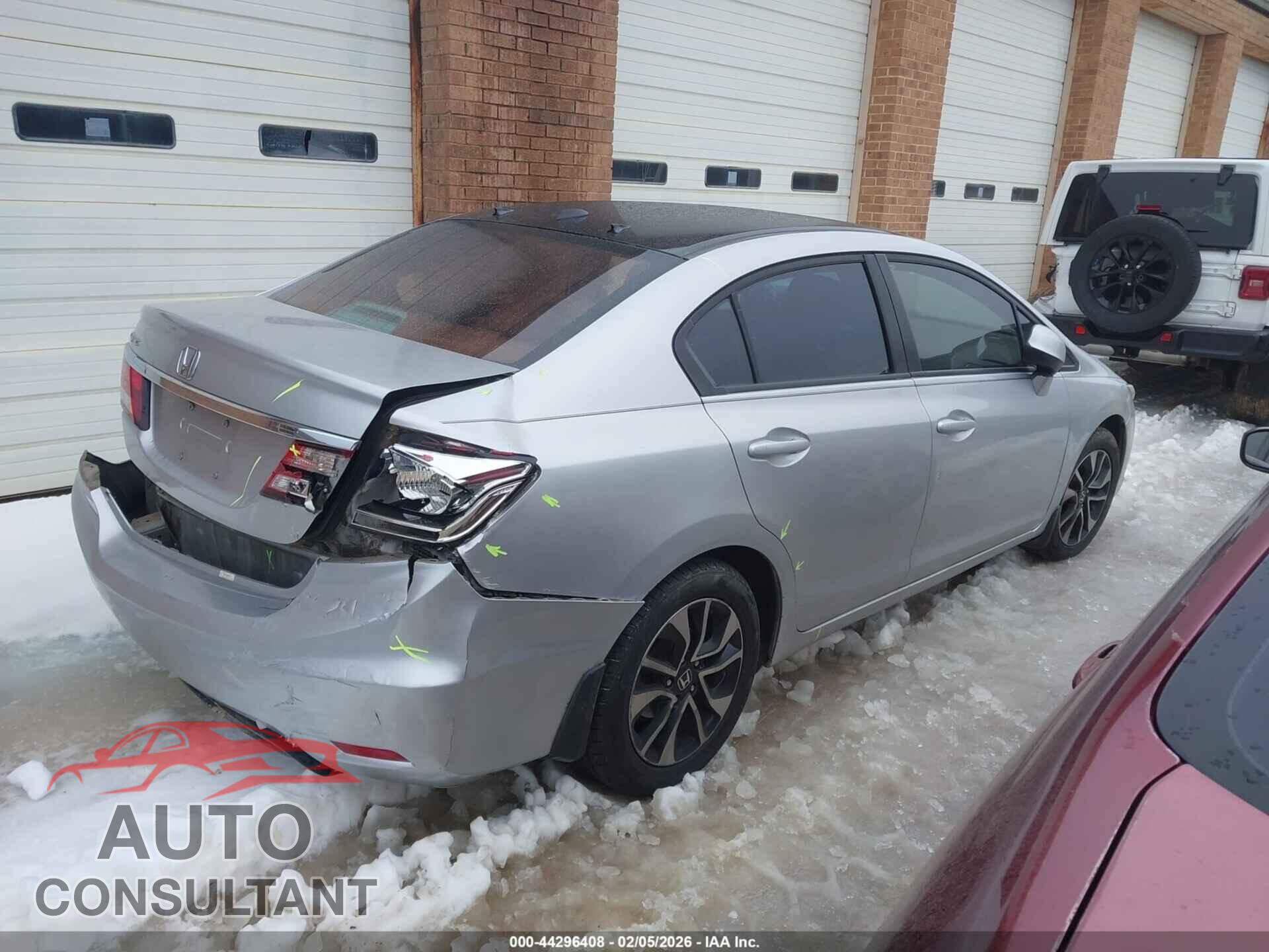 HONDA CIVIC 2013 - 2HGFB2F98DH555206