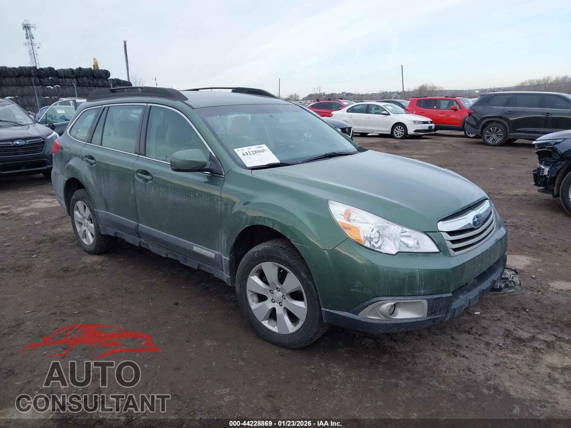 SUBARU OUTBACK 2012 - 4S4BRCAC5C3203036