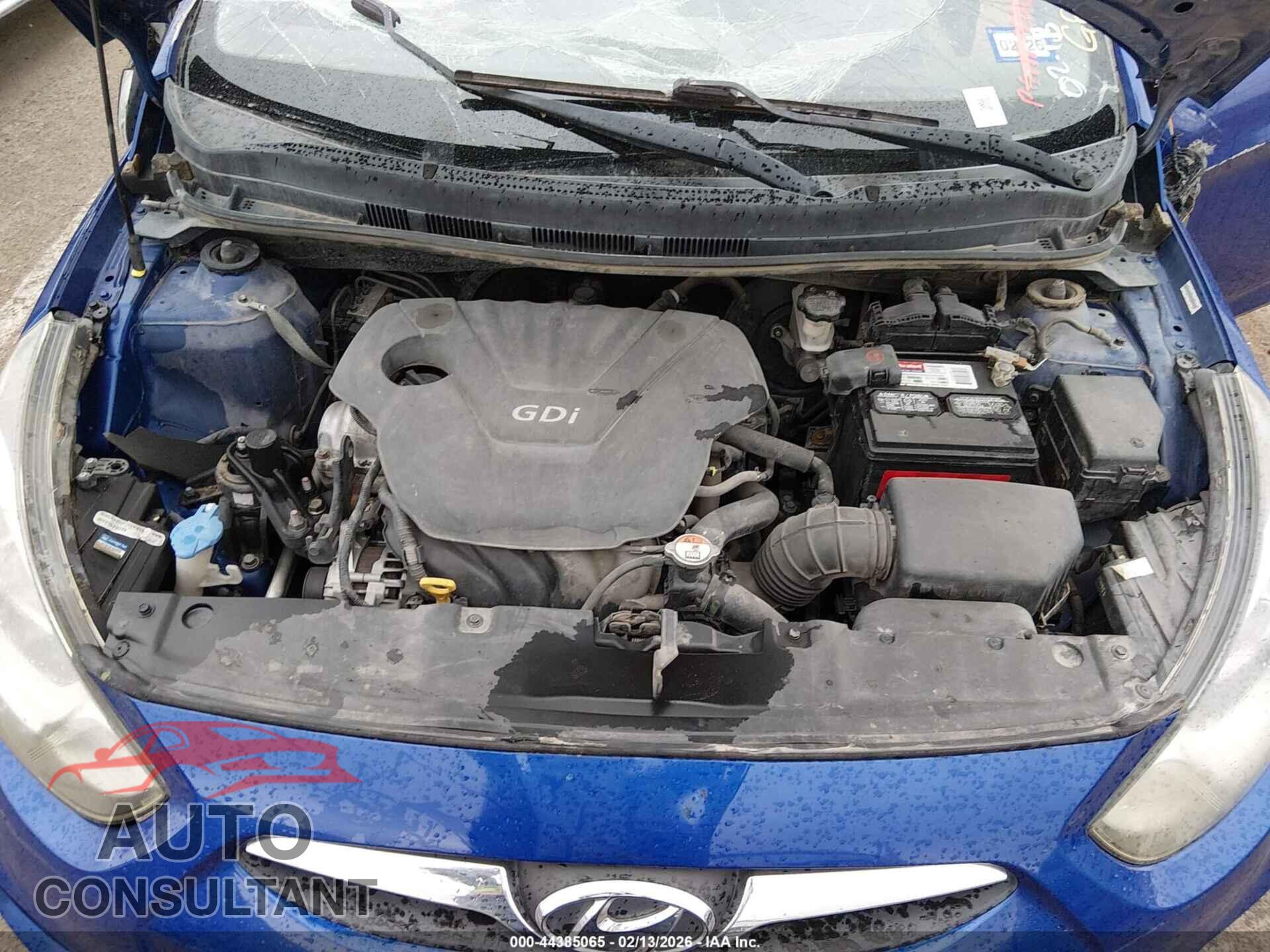 HYUNDAI ACCENT 2013 - KMHCU5AEXDU091541