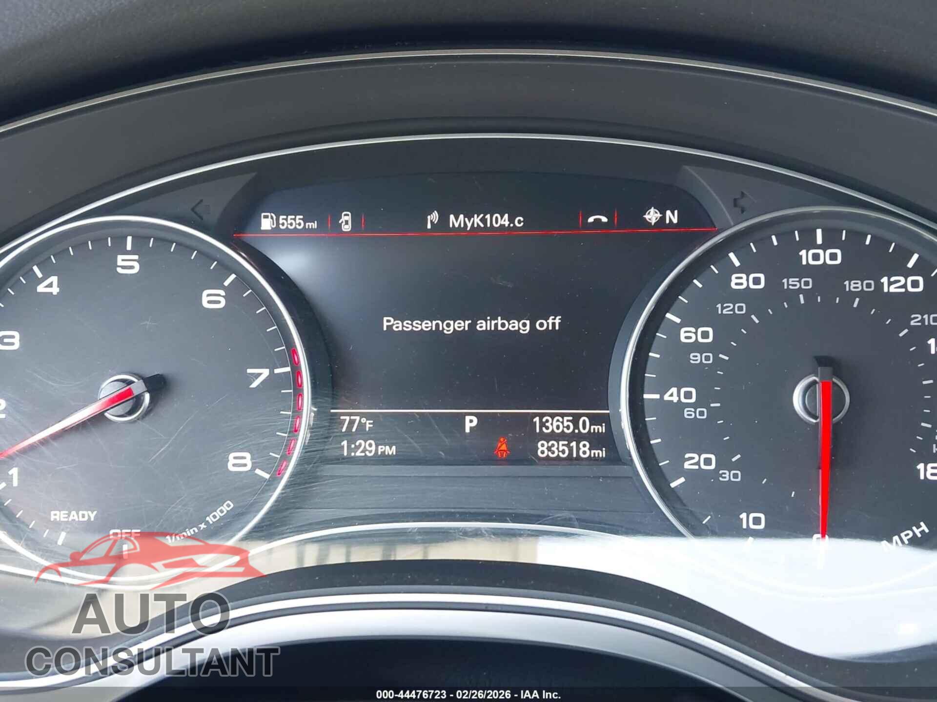 AUDI A6 2018 - WAUC8AFC7JN065992
