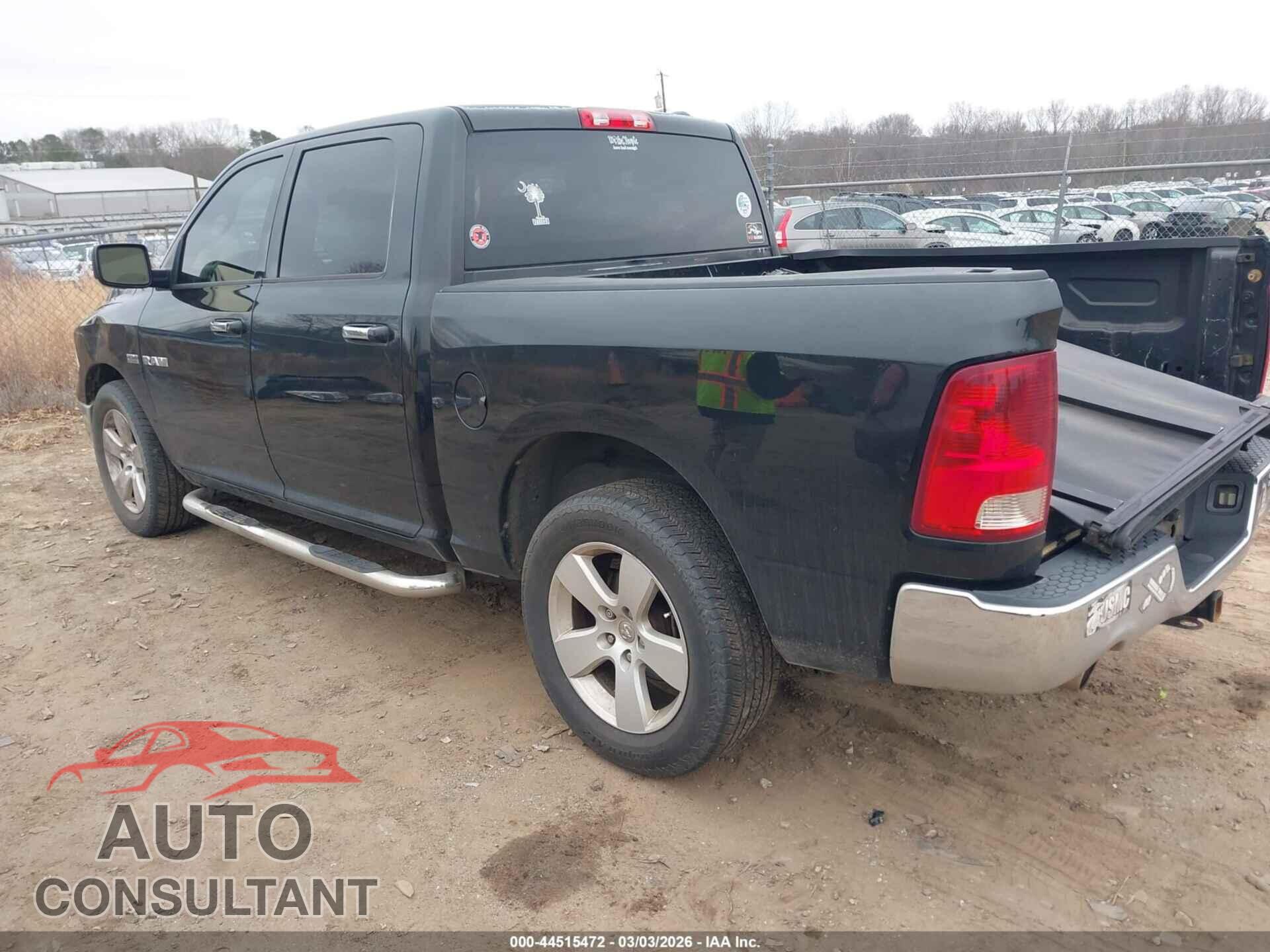 DODGE RAM 1500 2010 - 1D7RB1CT5AS250004
