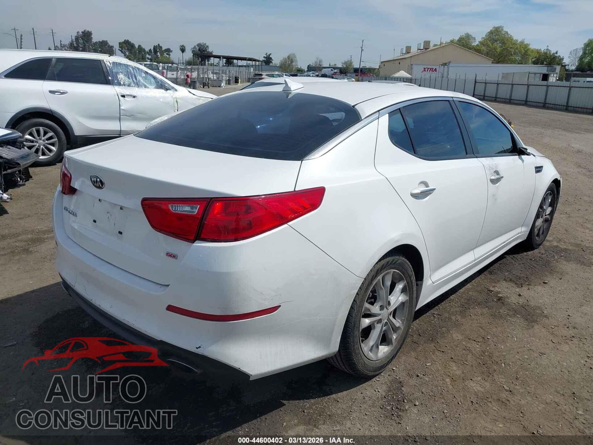 KIA OPTIMA 2015 - KNAGM4A76F5642723