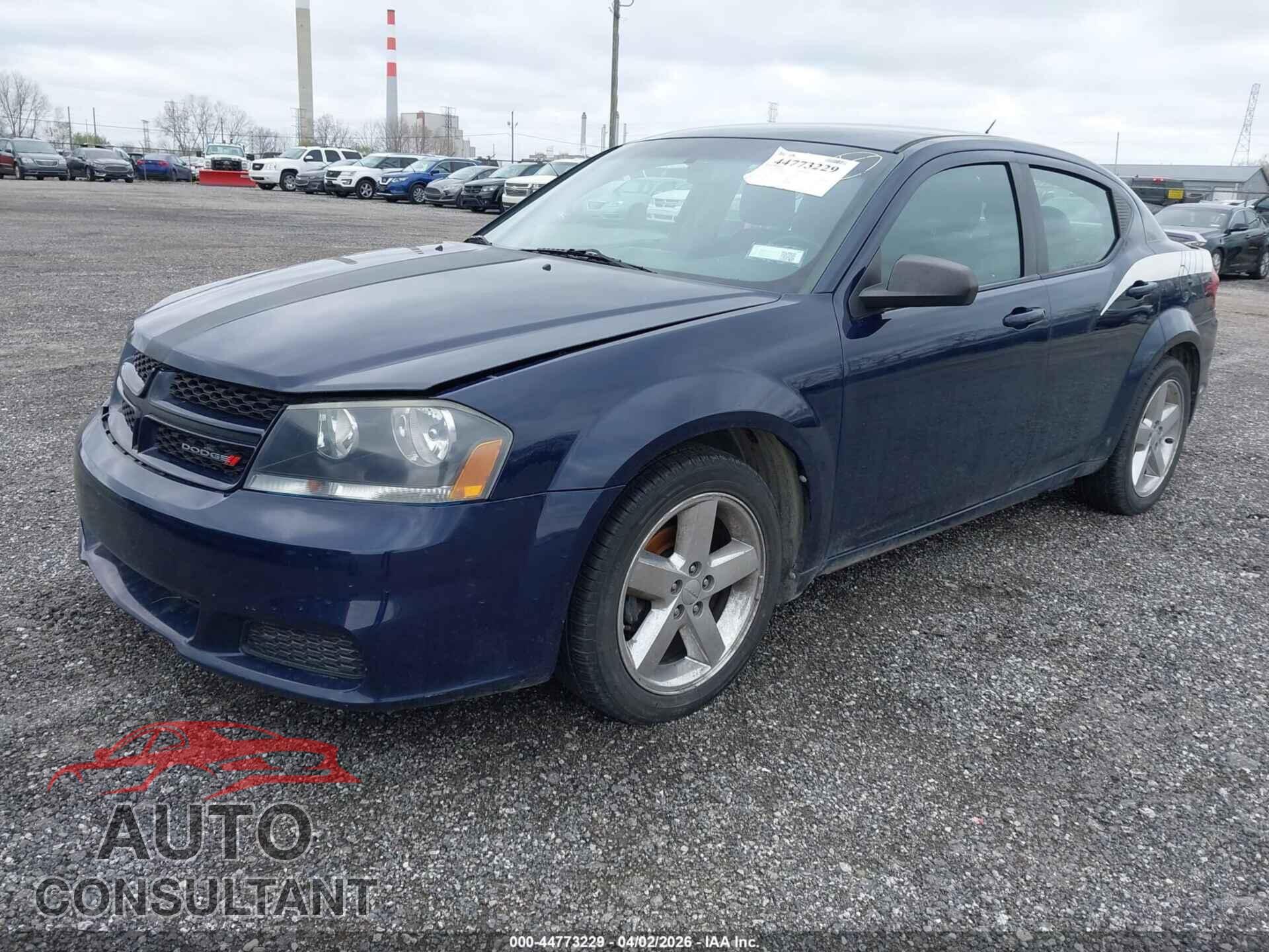 DODGE AVENGER 2013 - 1C3CDZAG0DN768589