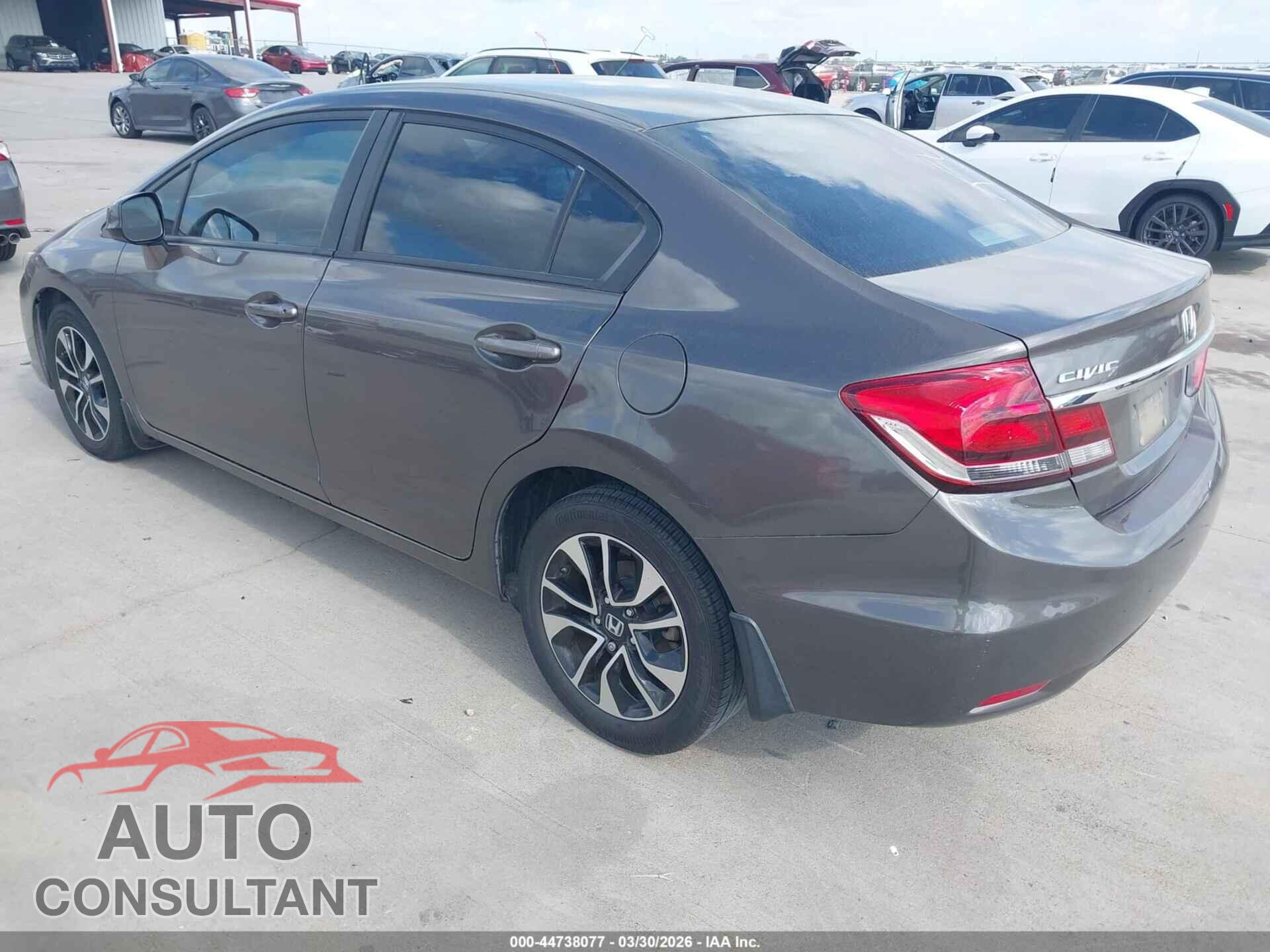 HONDA CIVIC 2013 - 2HGFB2F96DH554989