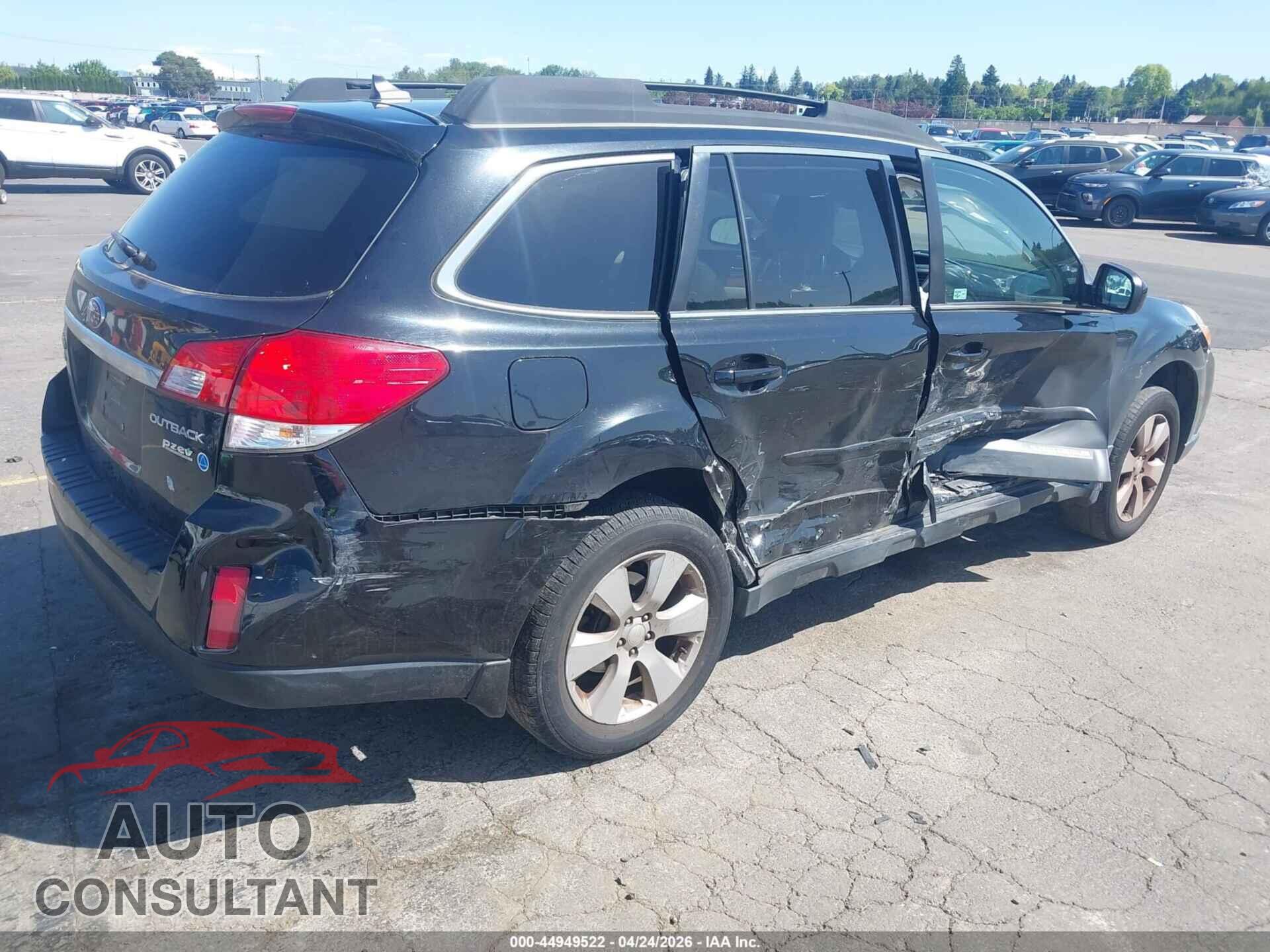 SUBARU OUTBACK 2011 - 4S4BRBKC5B3386624