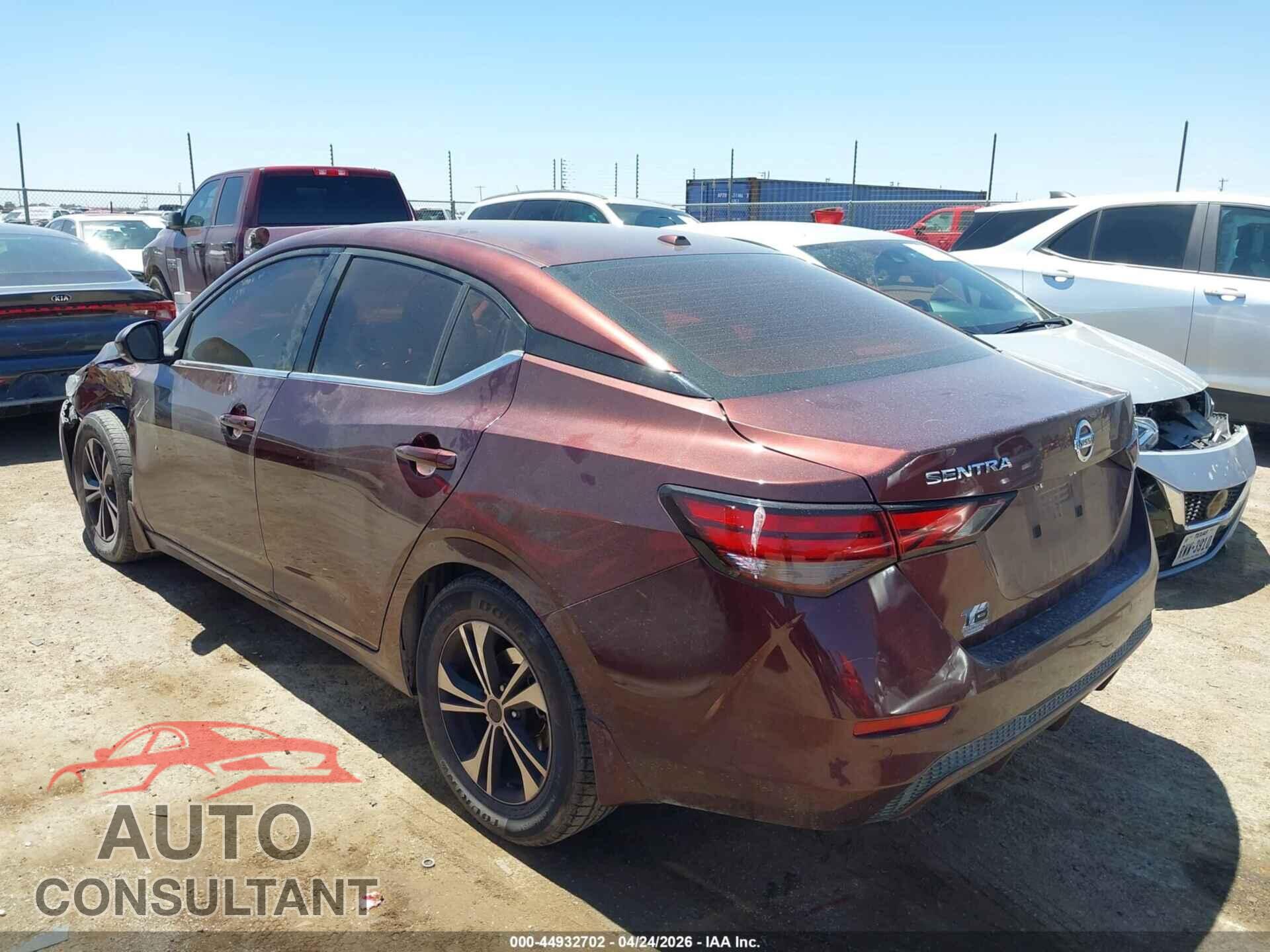 NISSAN SENTRA 2020 - 3N1AB8CV3LY218094