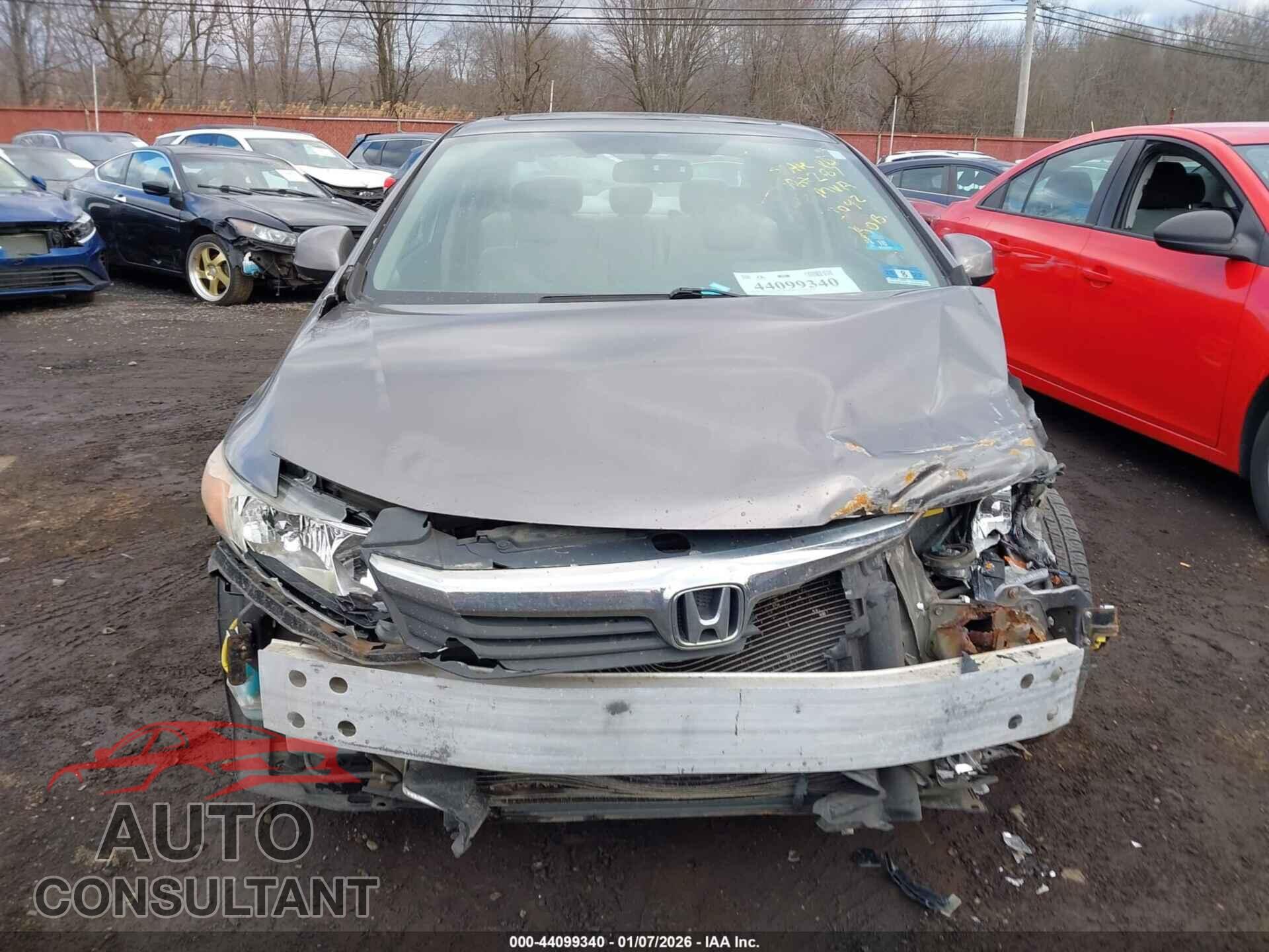 HONDA CIVIC 2012 - 19XFB2F87CE332042