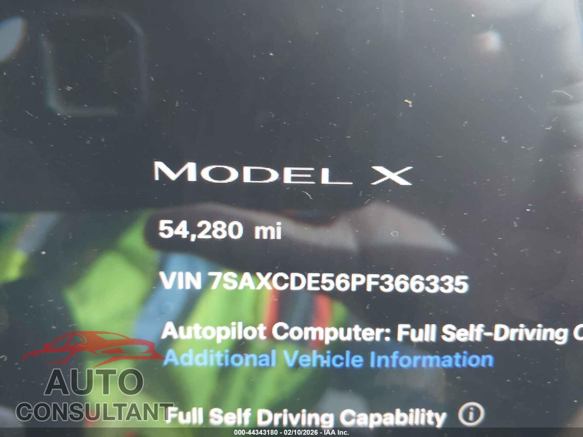TESLA MODEL X 2023 - 7SAXCDE56PF366335