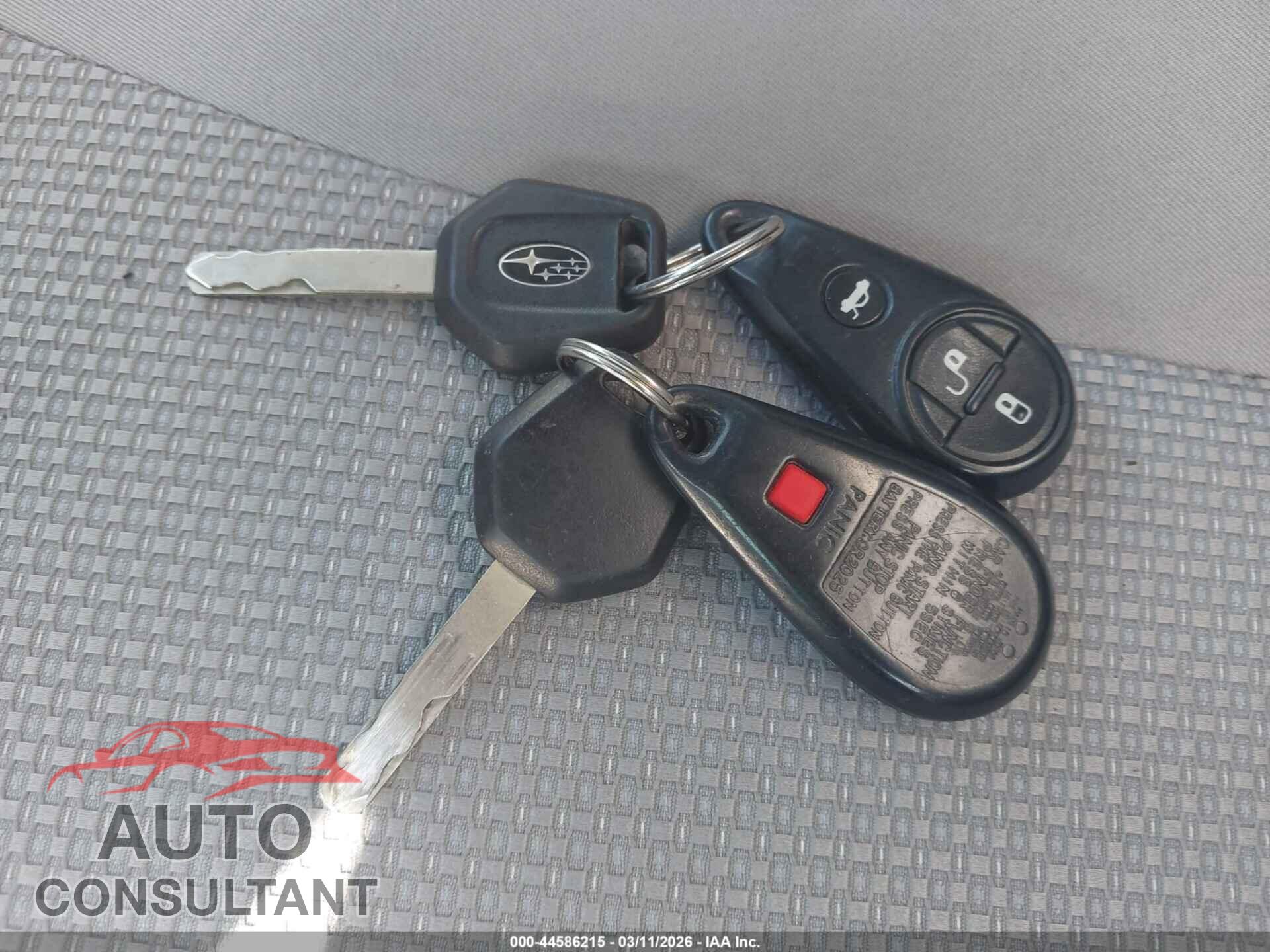 SUBARU FORESTER 2011 - JF2SHBCC9BH758640