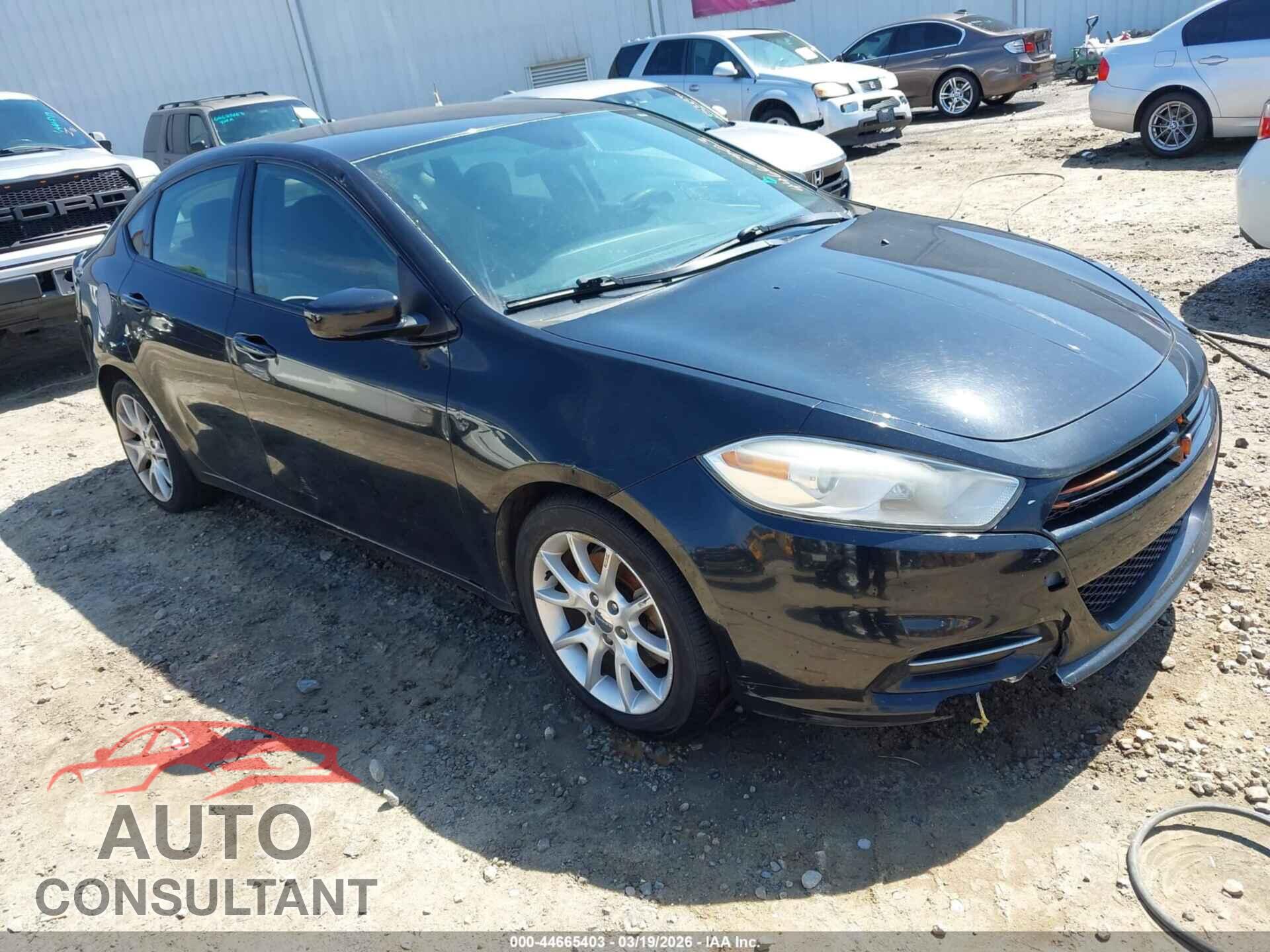 DODGE DART 2013 - 1C3CDFBA8DD268291