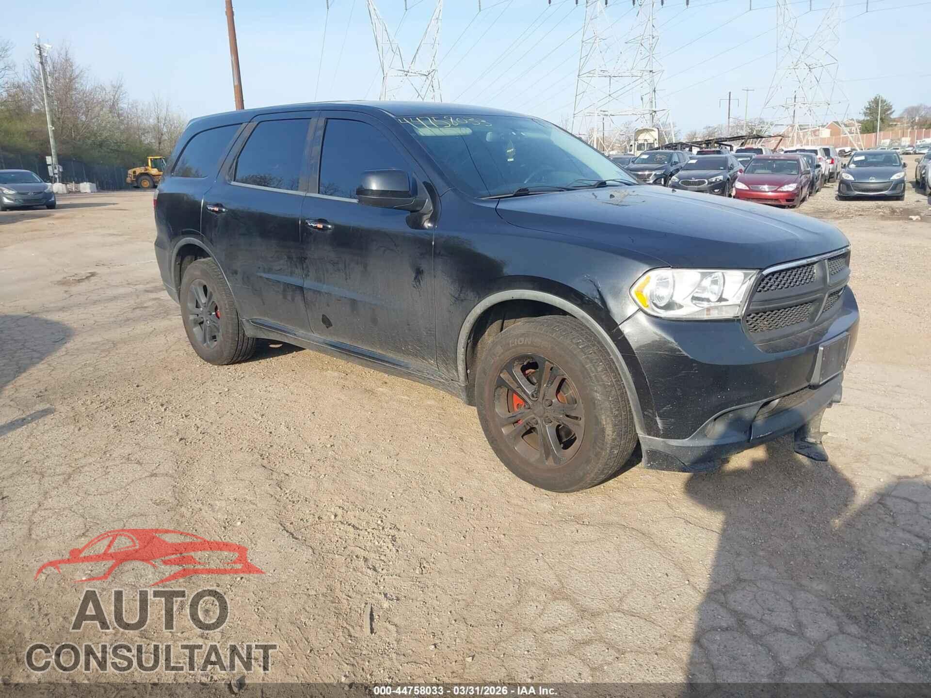 DODGE DURANGO 2011 - 1D4RE2GG3BC616206