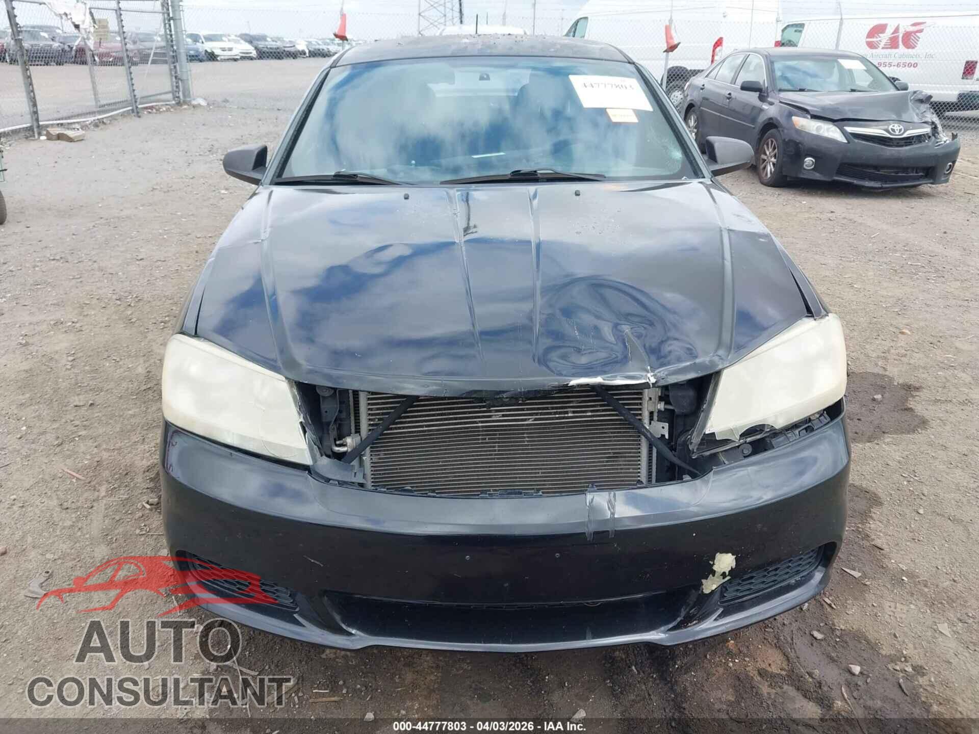 DODGE AVENGER 2012 - 1C3CDZAG5CN316328