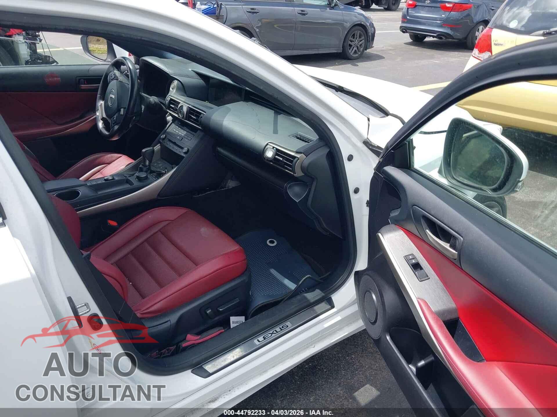 LEXUS IS 300 2019 - JTHBA1D23K5087565