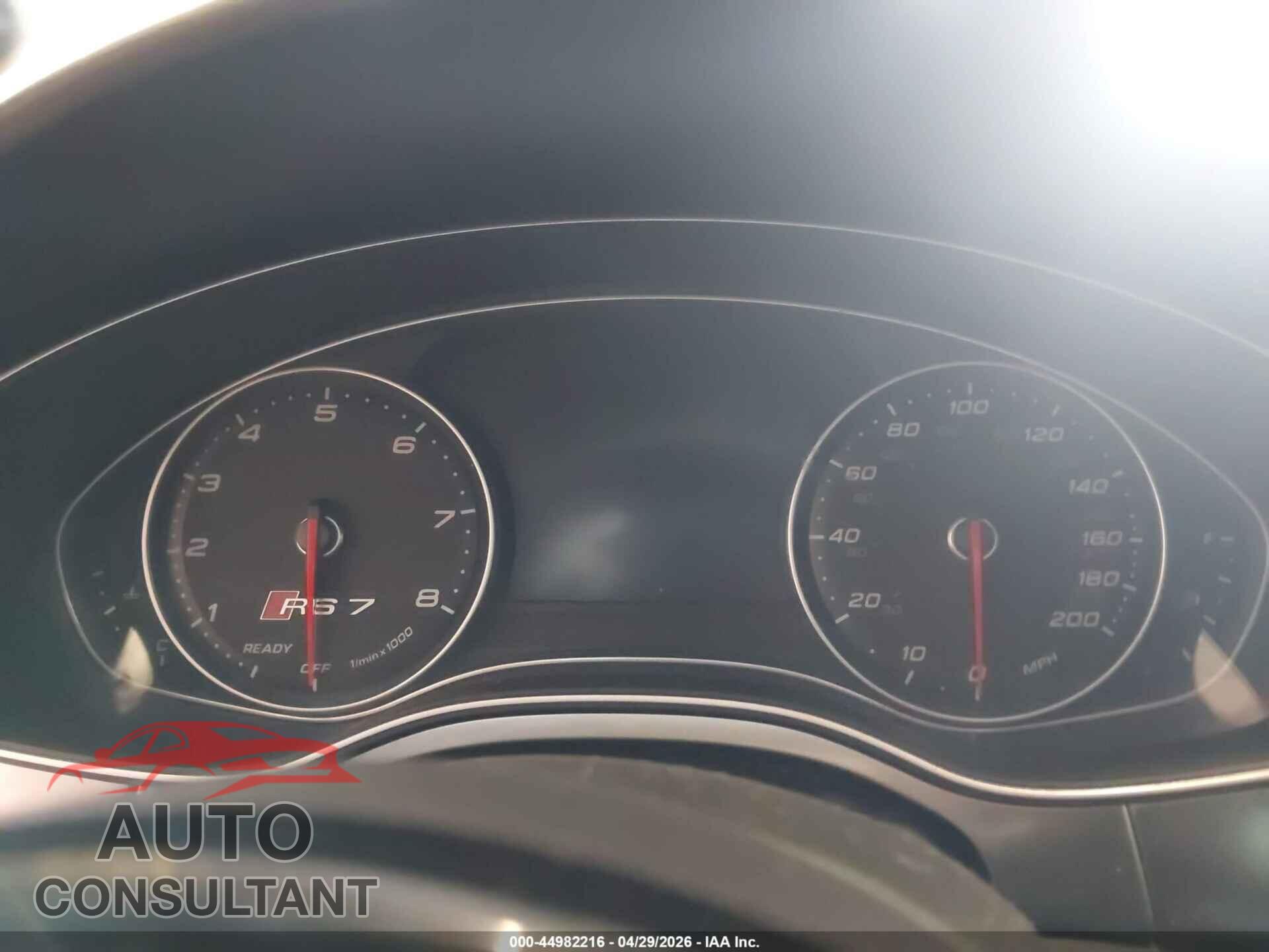 AUDI RS 7 2016 - WUAW2AFC7GN900096