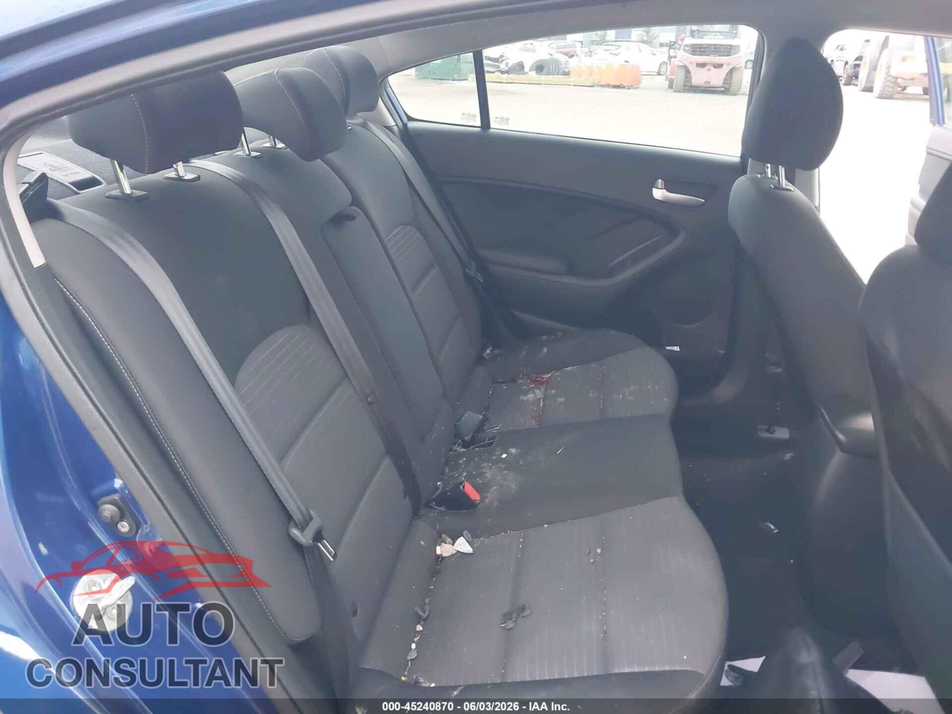 KIA FORTE 2017 - 3KPFL4A78HE078100