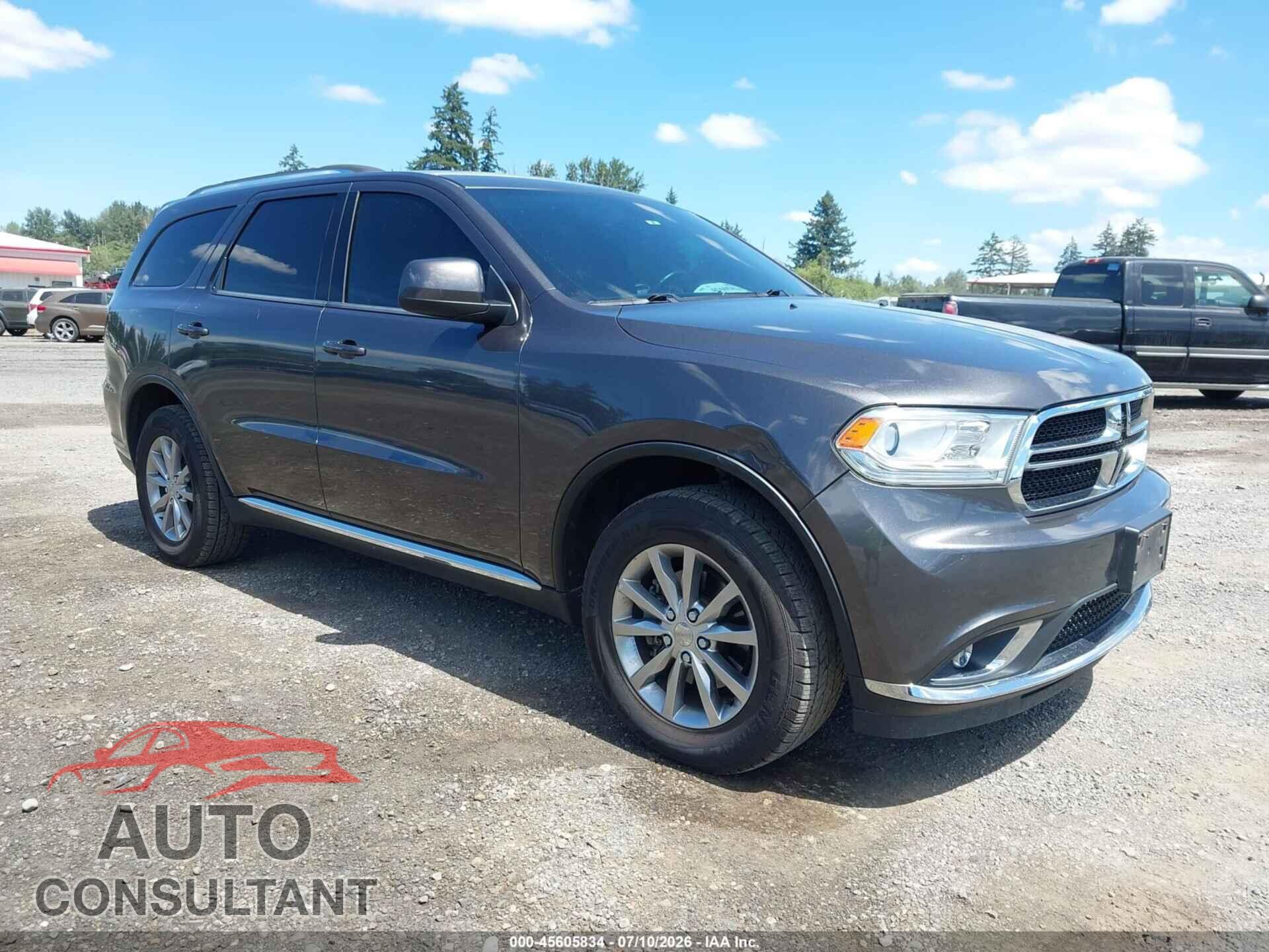 DODGE DURANGO 2017 - 1C4RDJAG1HC883694