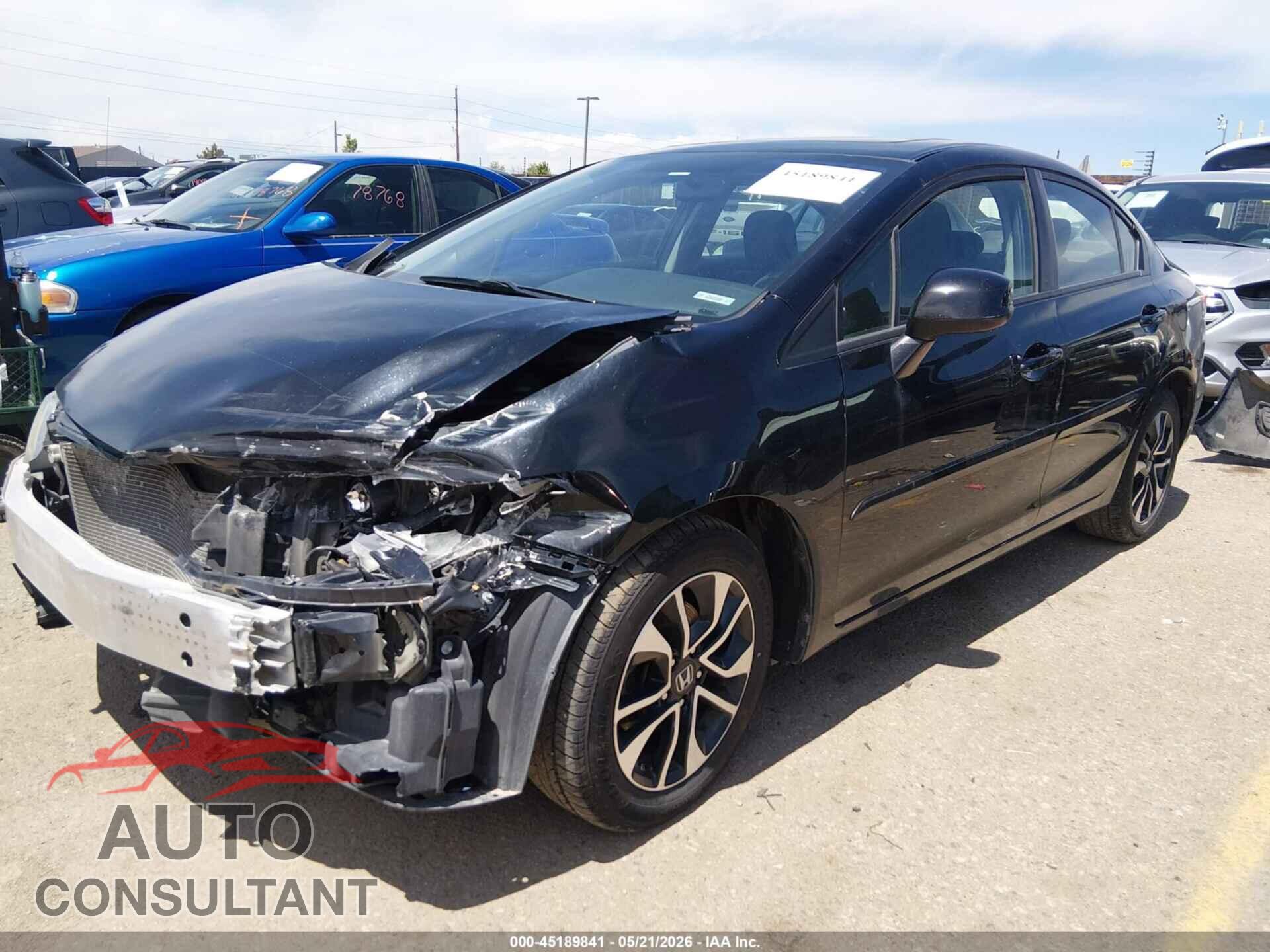 HONDA CIVIC 2013 - 19XFB2F82DE088141