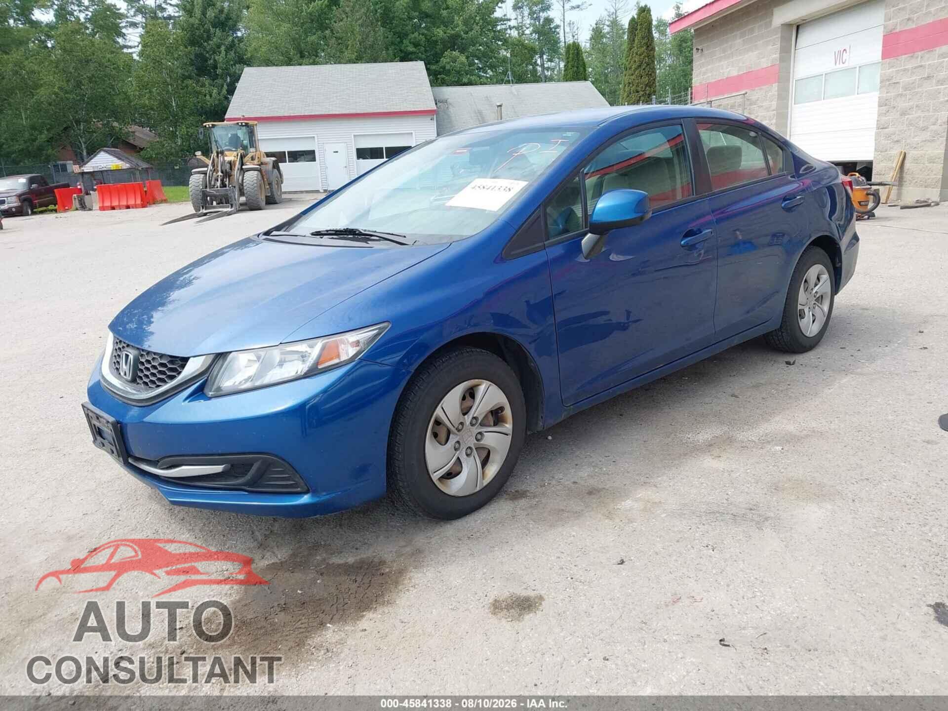 HONDA CIVIC 2013 - 19XFB2F54DE215476
