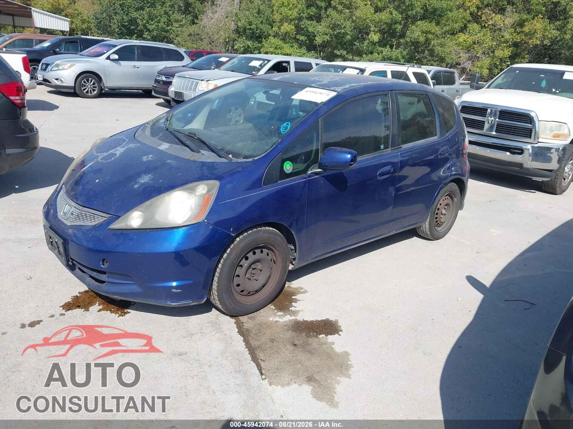 HONDA FIT 2013 - JHMGE8H30DC057475