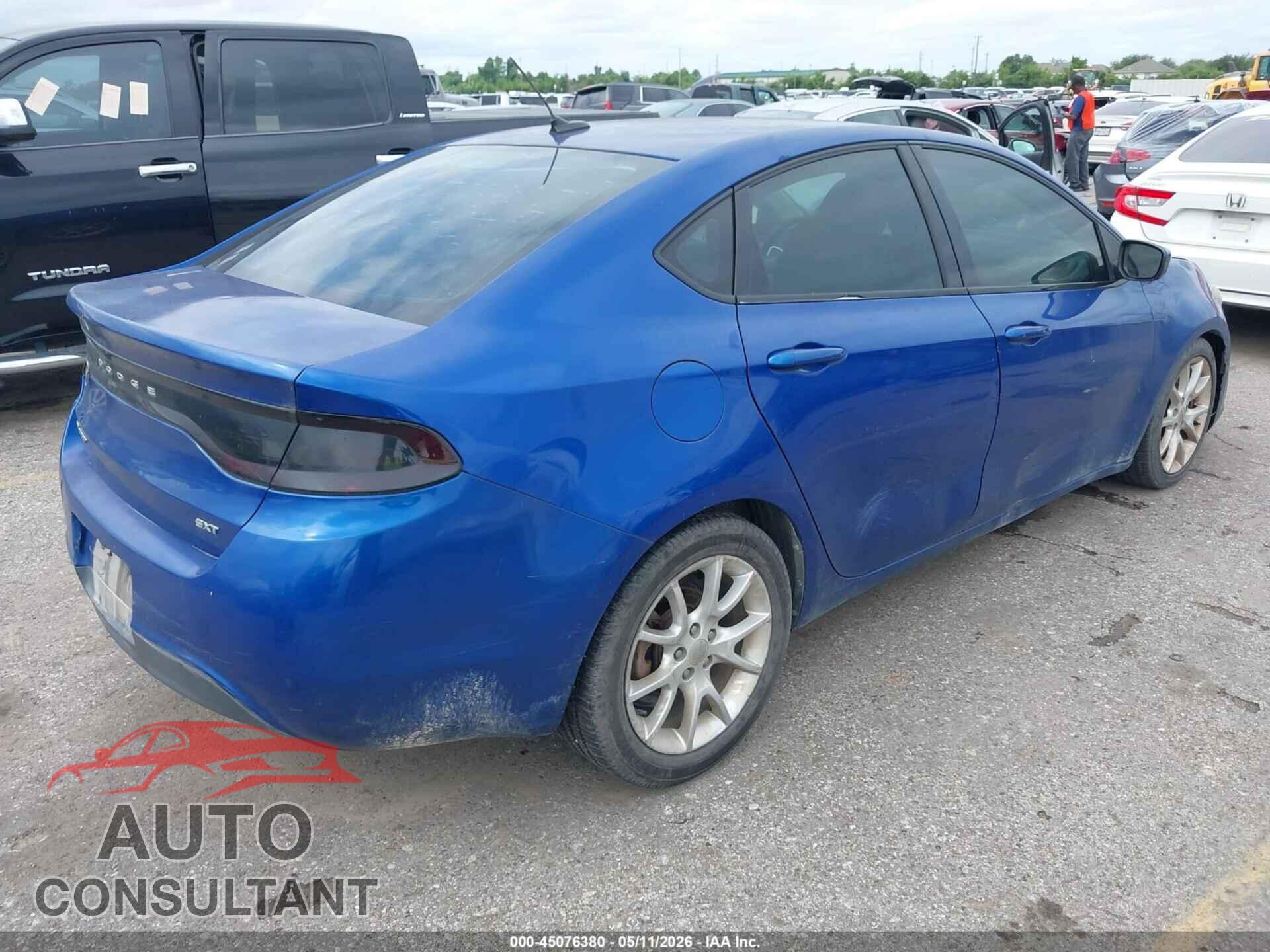 DODGE DART 2013 - 1C3CDFBA7DD709084