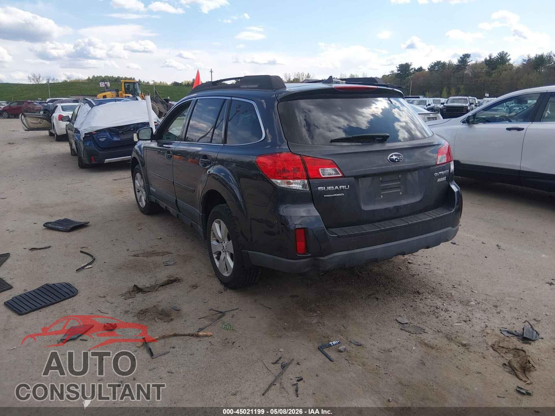 SUBARU OUTBACK 2012 - 4S4BRBKC3C3292775
