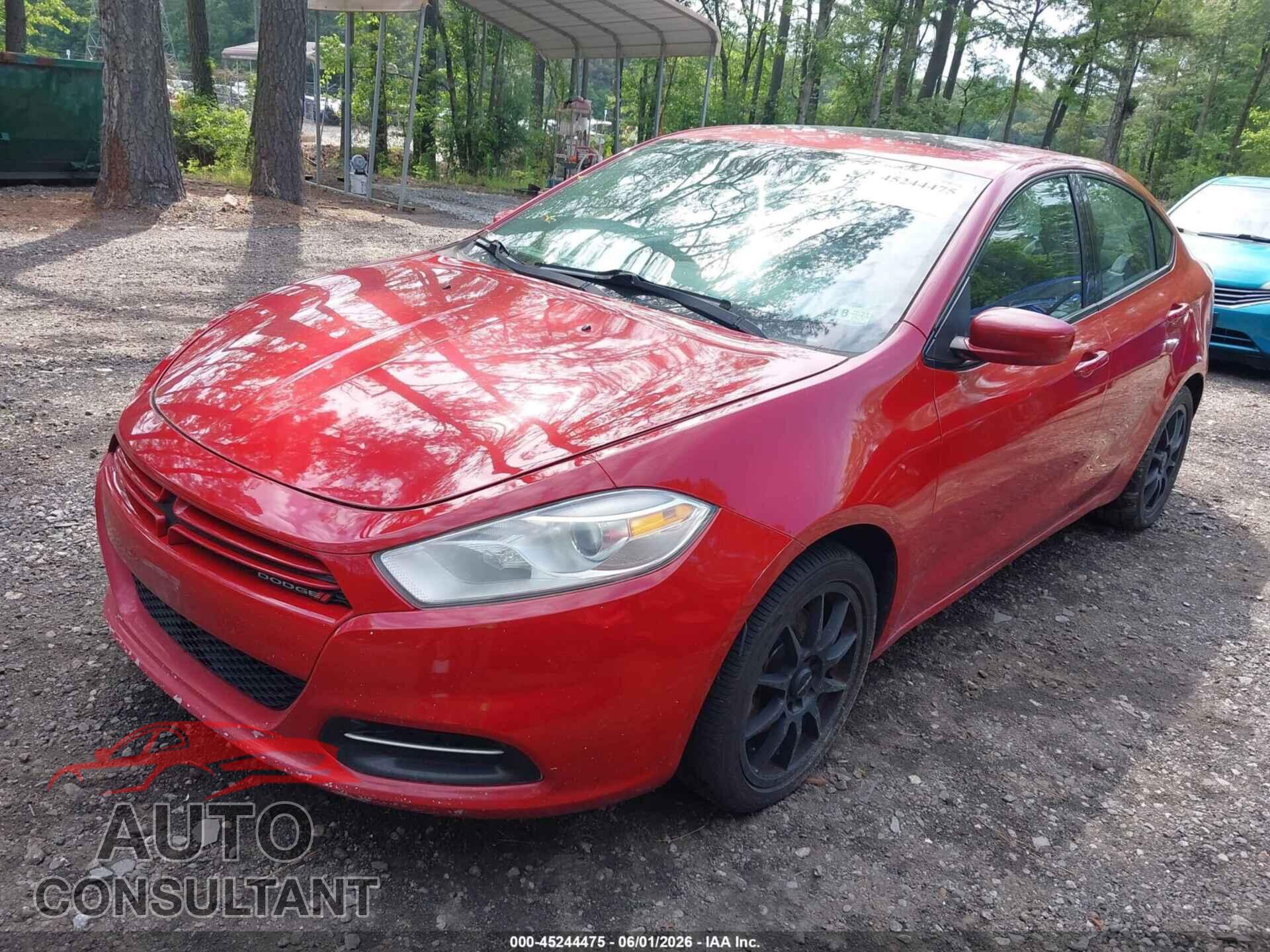 DODGE DART 2013 - 1C3CDFBA6DD315981