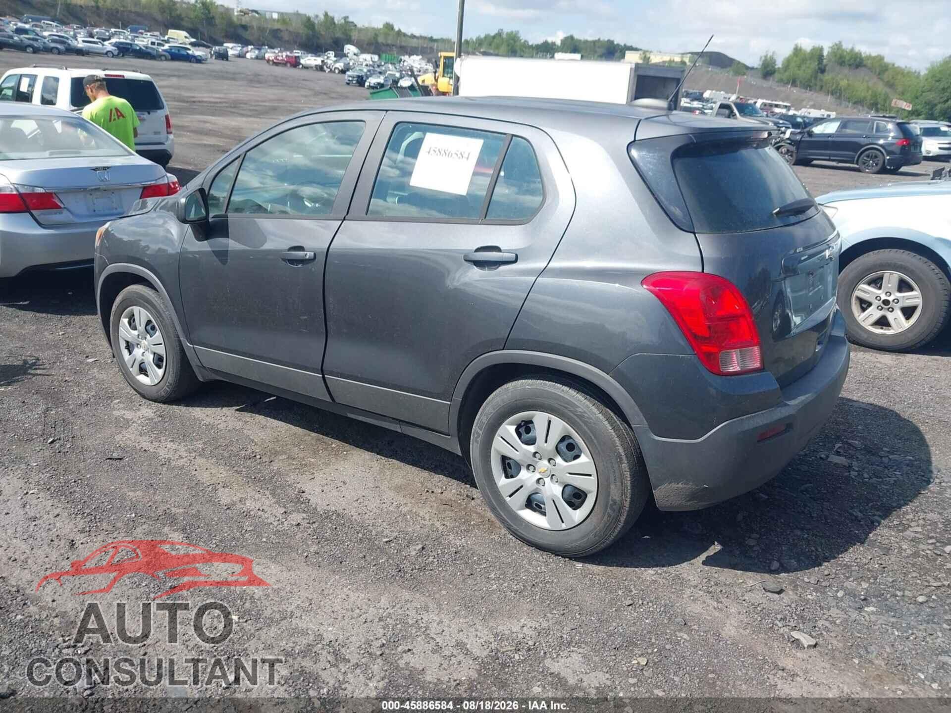 CHEVROLET TRAX 2016 - 3GNCJKSB3GL253502