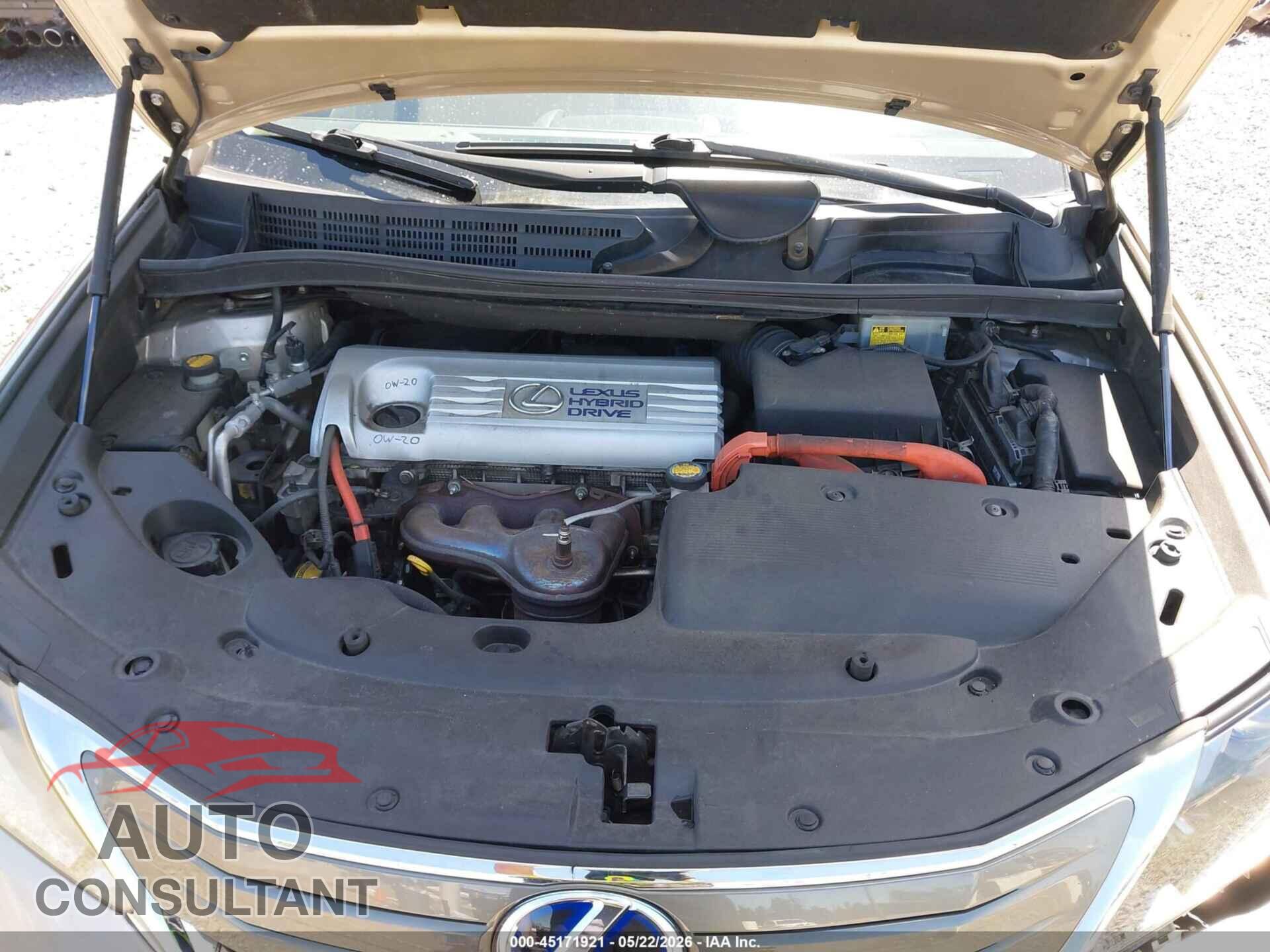 LEXUS HS 250H 2011 - JTHBB1BA9B2043045