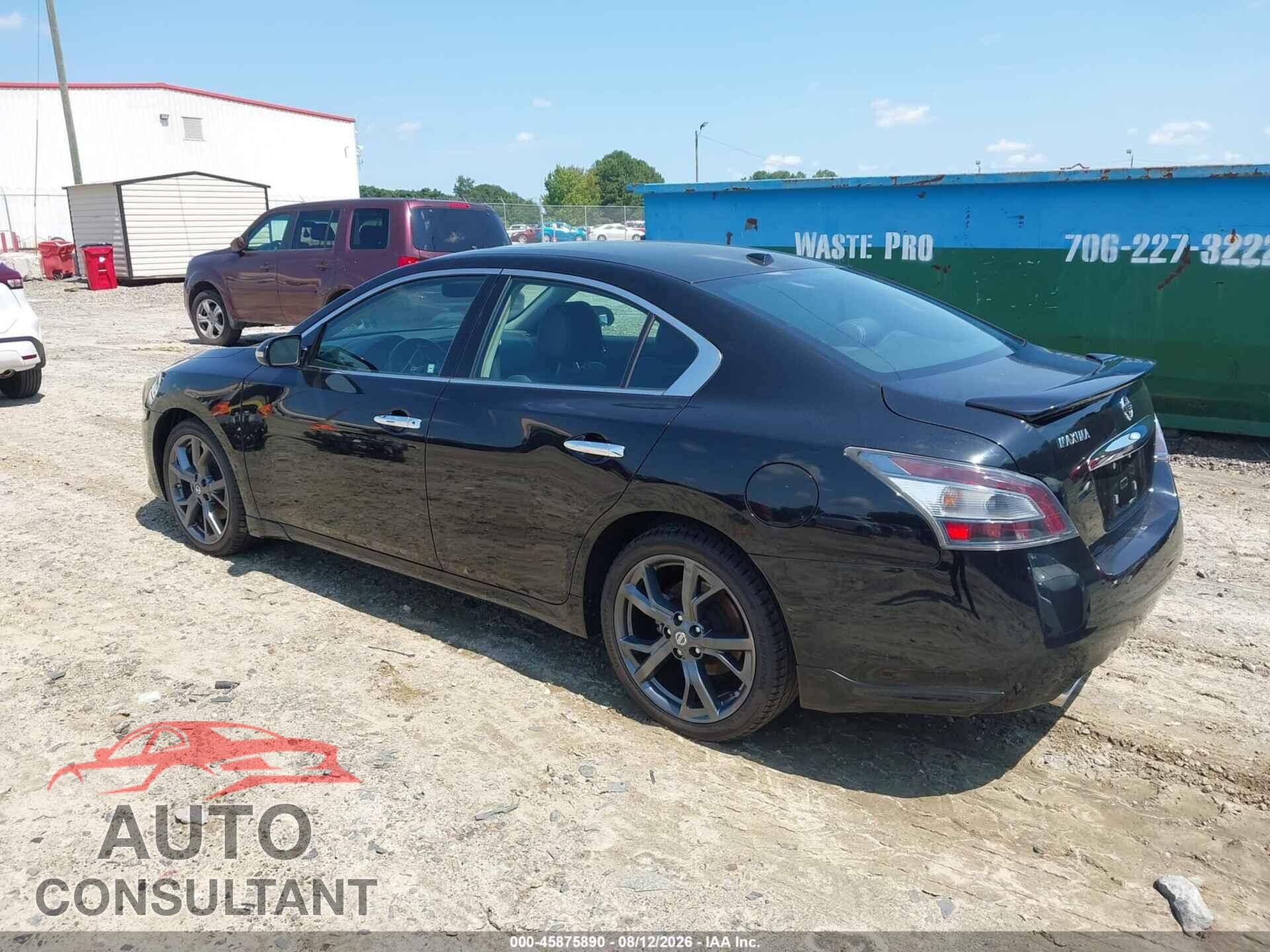 NISSAN MAXIMA 2014 - 1N4AA5AP1EC906809