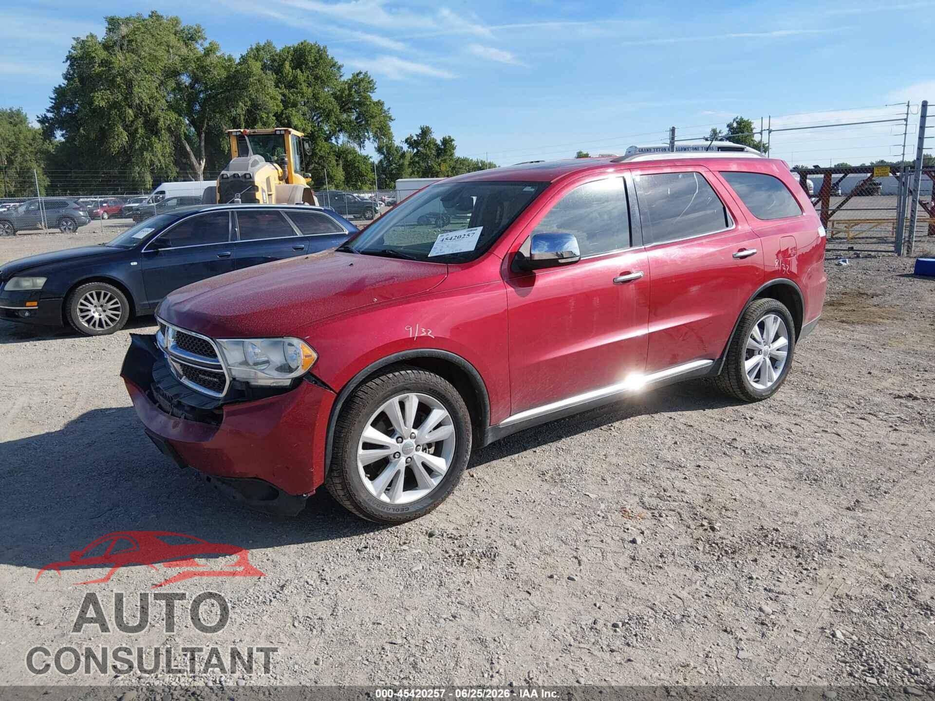 DODGE DURANGO 2011 - 1D4SE4GT6BC614038