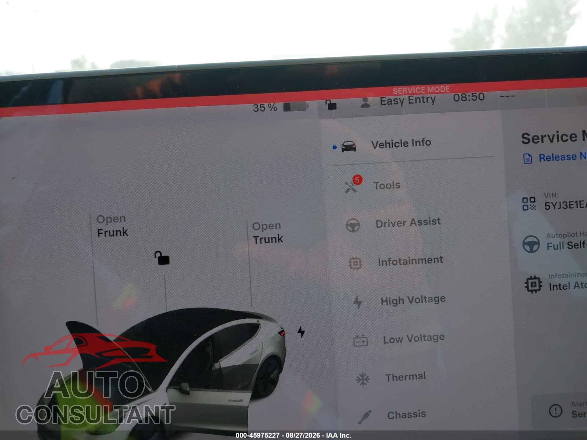 TESLA MODEL 3 2020 - 5YJ3E1EA2LF658978