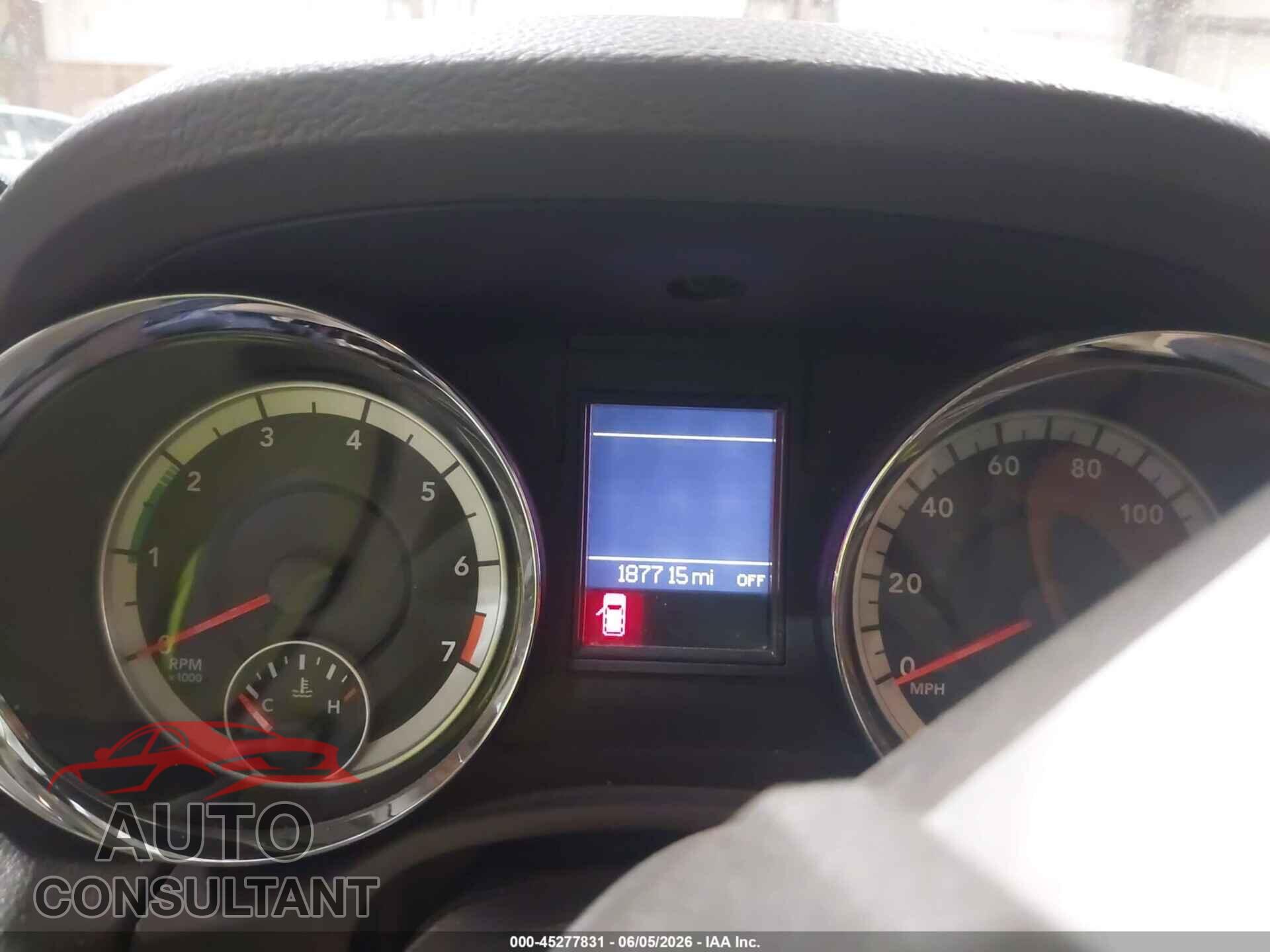 DODGE DURANGO 2011 - 1D4RE4GG9BC712465